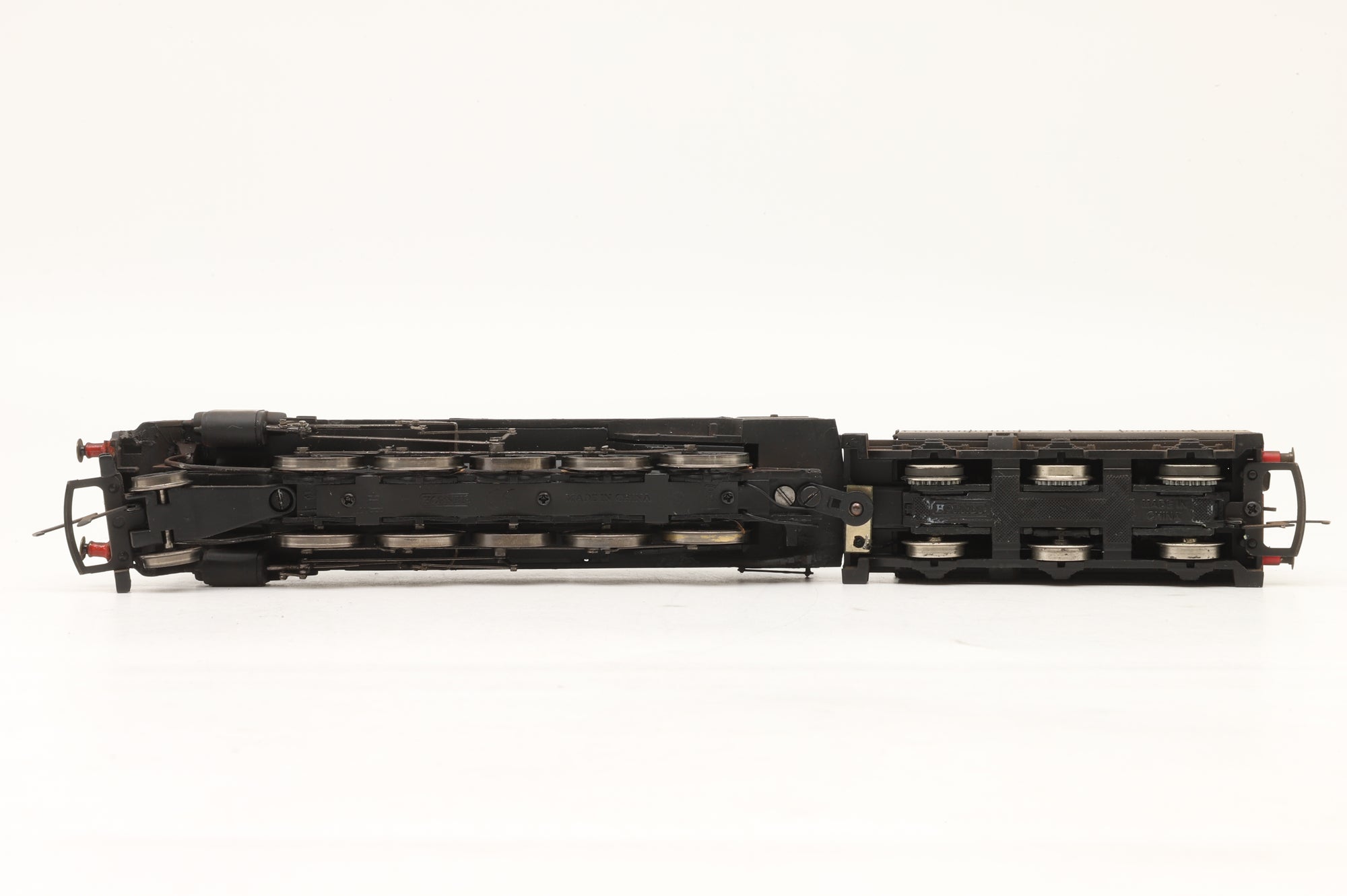 Hornby OO Rebuilt Crosti 9F '92021' BR Black L/C Weathered & Modified