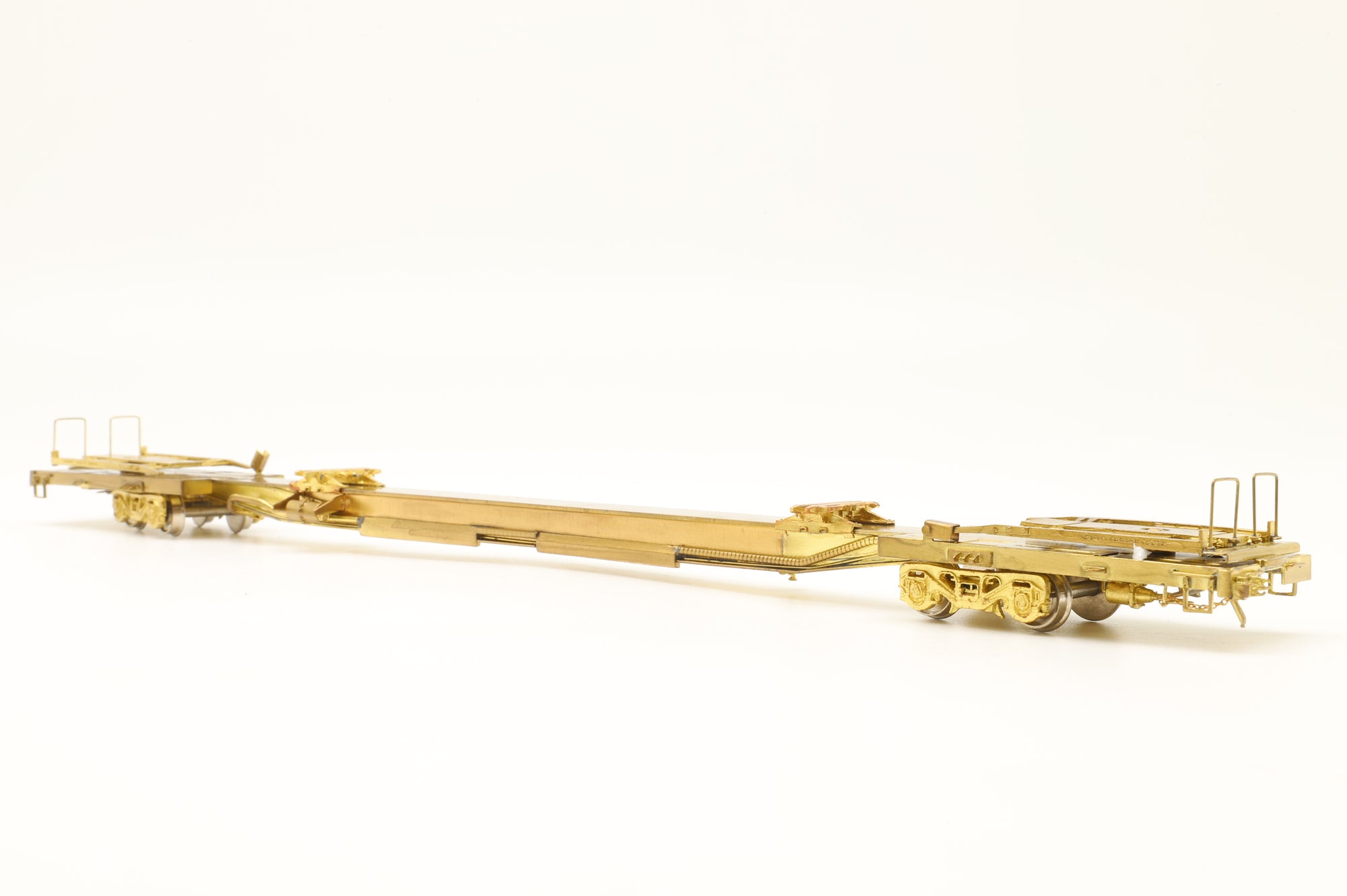 Overland Models/Ajin HO OMI-3034 NYC Flexi-Van Car Mark IV Merchants Despatch #6865-6899 w/XL-70 Truck, Unpainted Brass