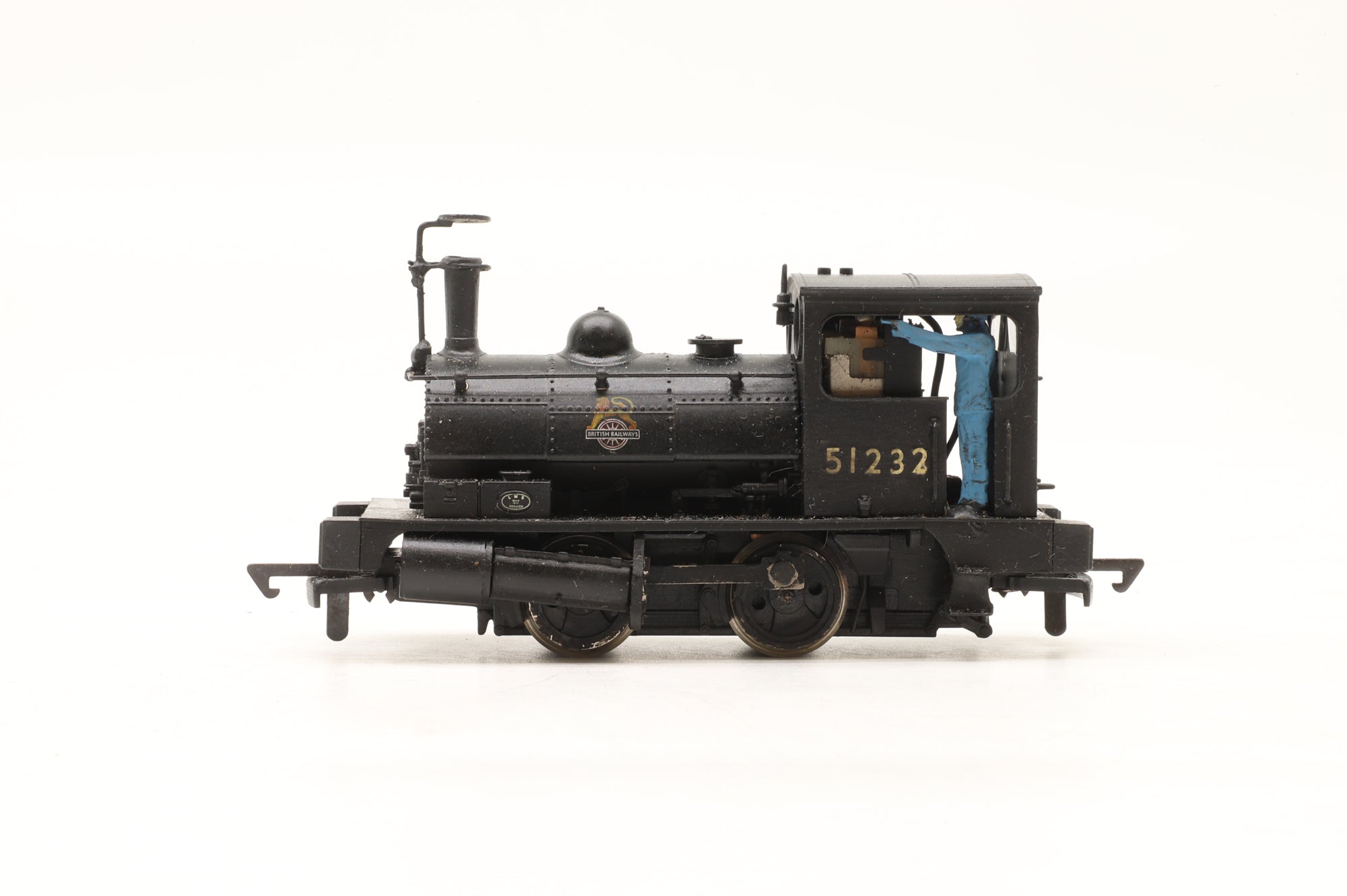 Dapol OO Class 21 L&Y Pug '51232' BR Black E/C Renumbered