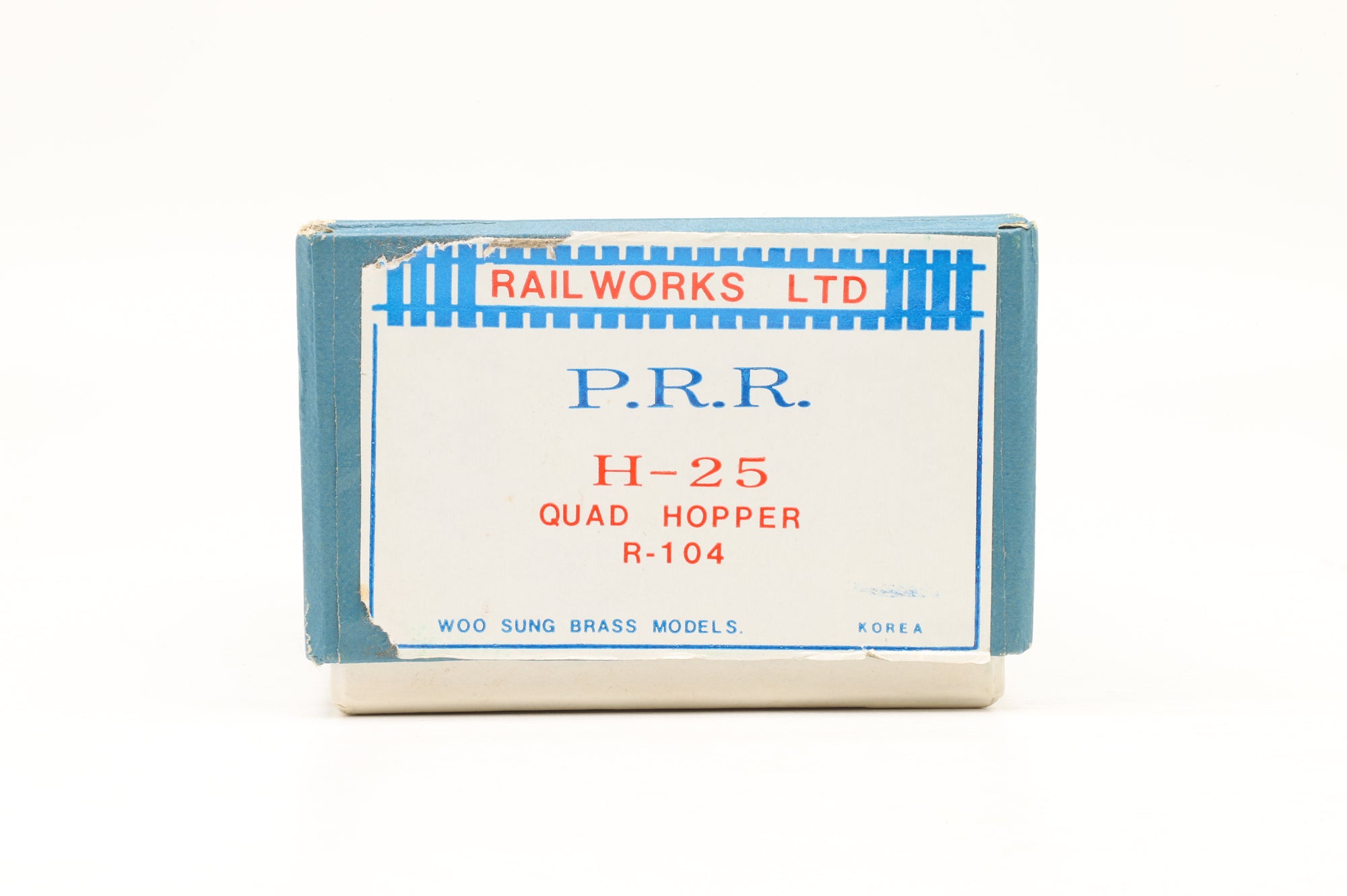 Rail Works Ltd HO Brass R-104 H-25 Quad Hopper – Unpainted