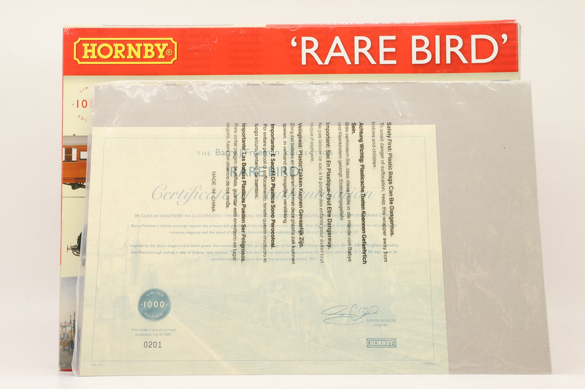 Hornby OO R2906 'Rare Bird' Train Pack Limited Edition 201/1000