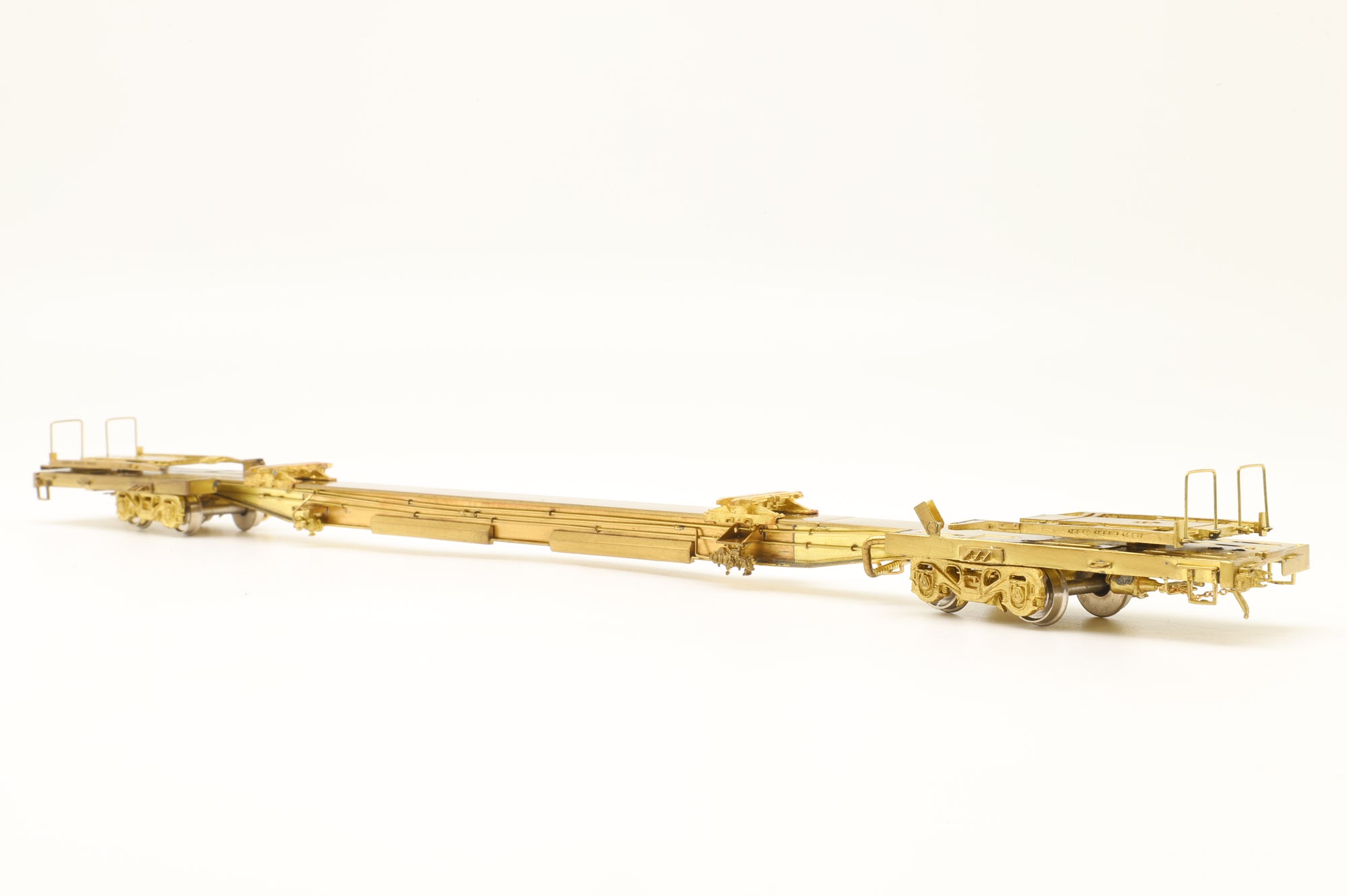 Overland Models/Ajin HO OMI-3034 NYC Flexi-Van Car Mark IV Merchants Despatch #6865-6899 w/XL-70 Truck, Unpainted Brass