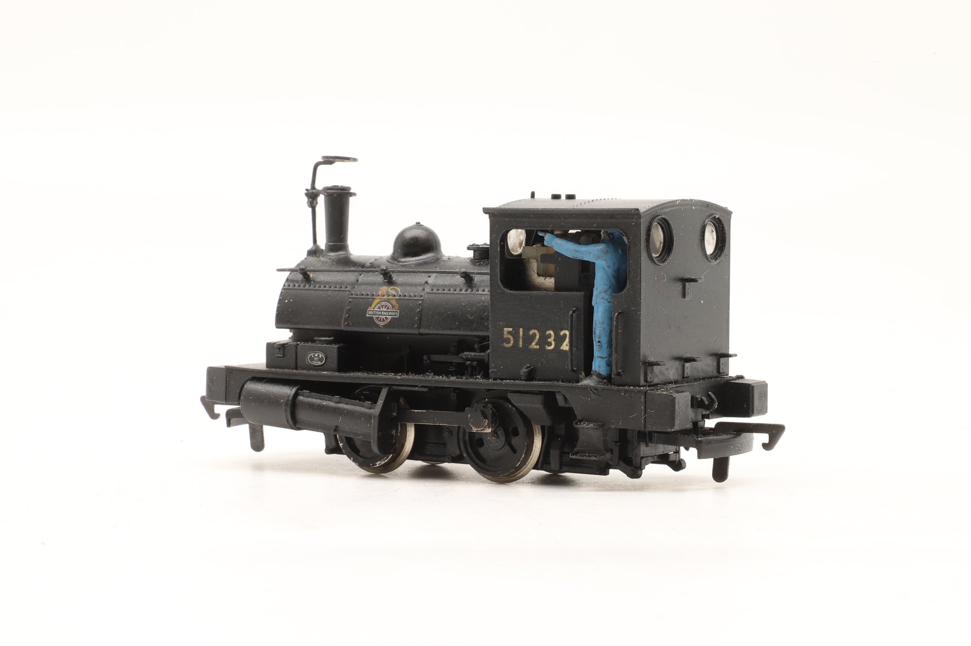 Dapol OO Class 21 L&Y Pug '51232' BR Black E/C Renumbered