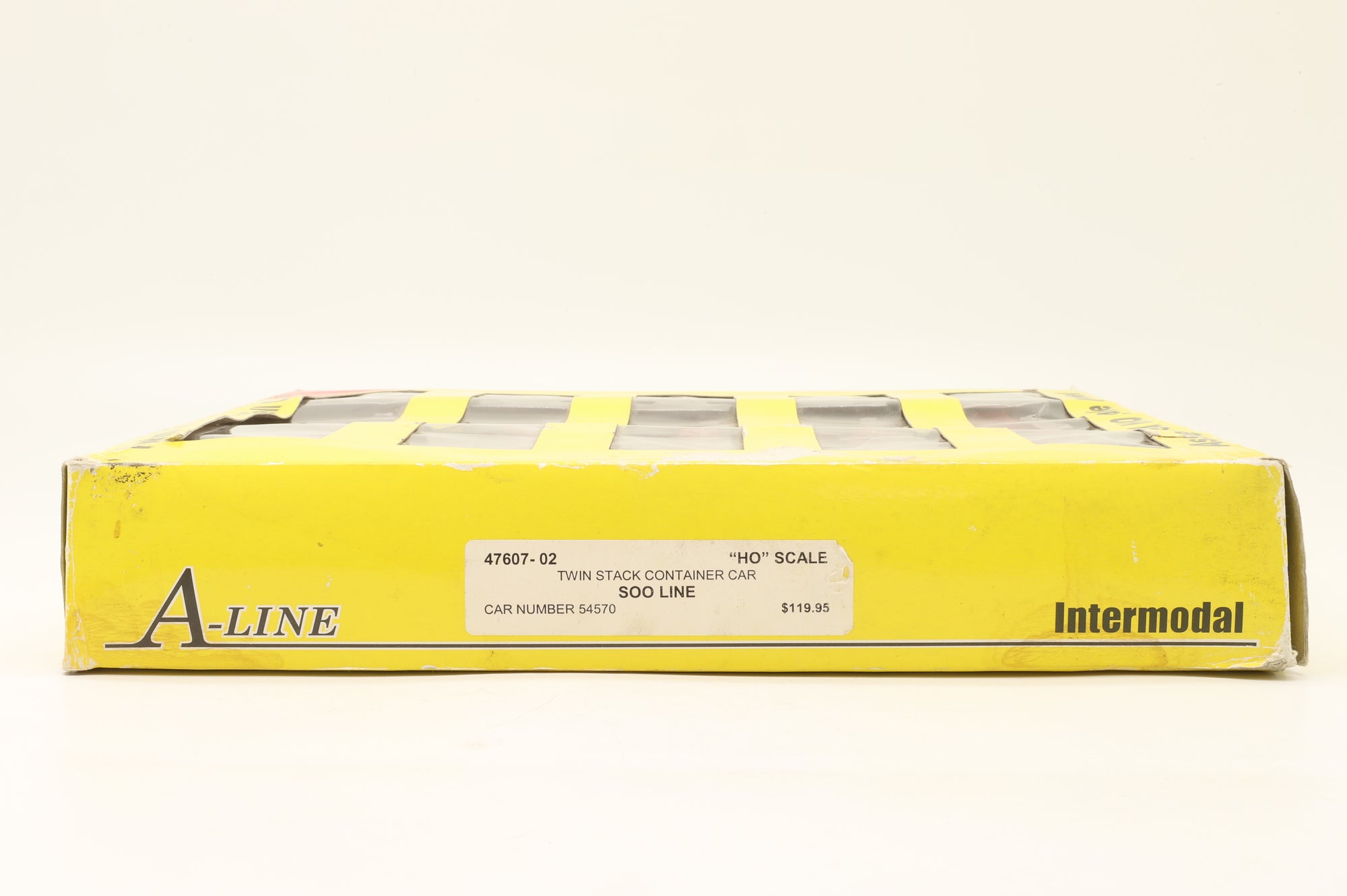InterMountain Railway Co./A-Line HO 47607-02 SOO Line Twin Stack 5-Unit Well Car Pack