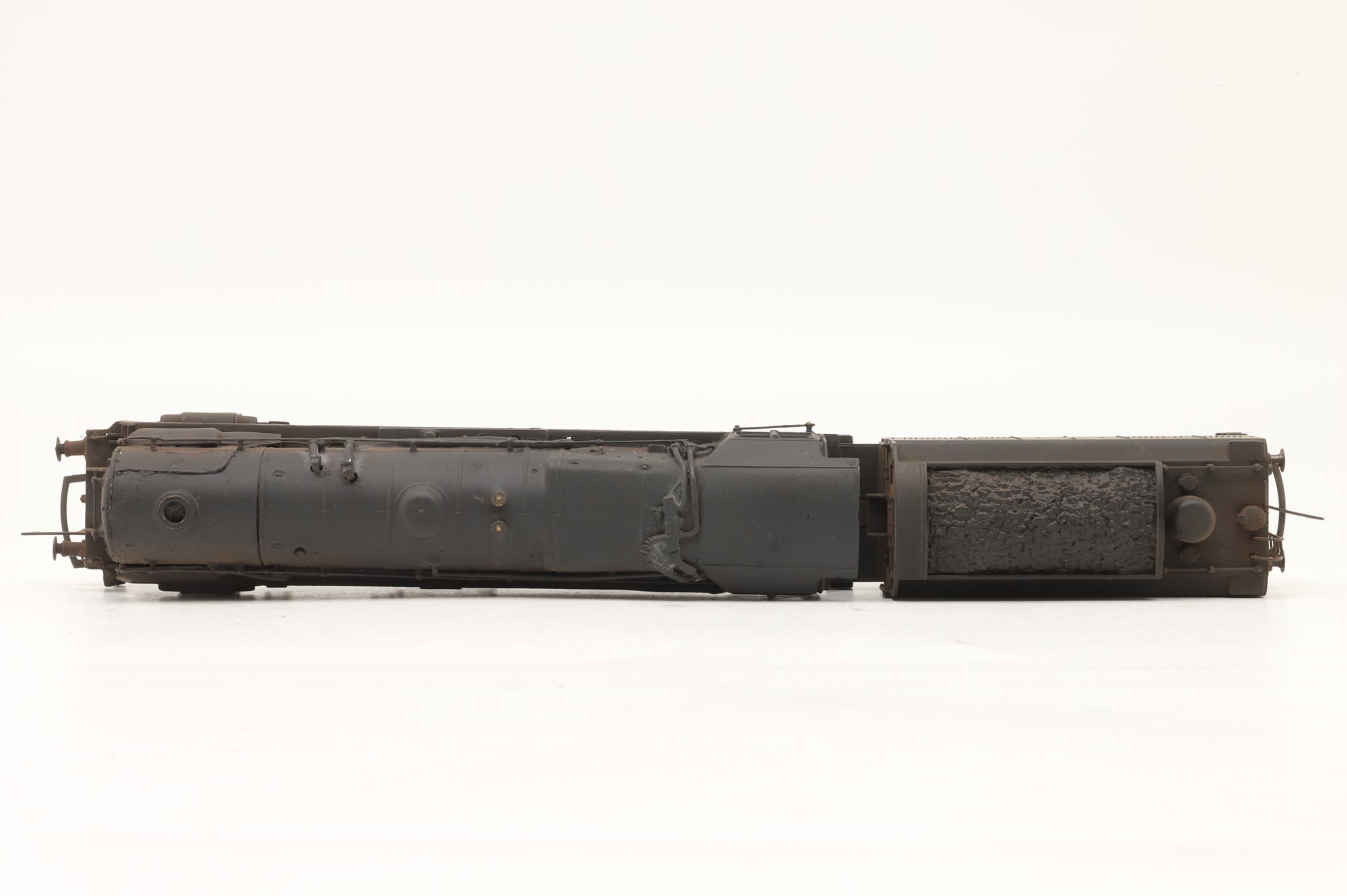 Hornby OO Rebuilt Crosti 9F '92021' BR Black L/C Weathered & Modified