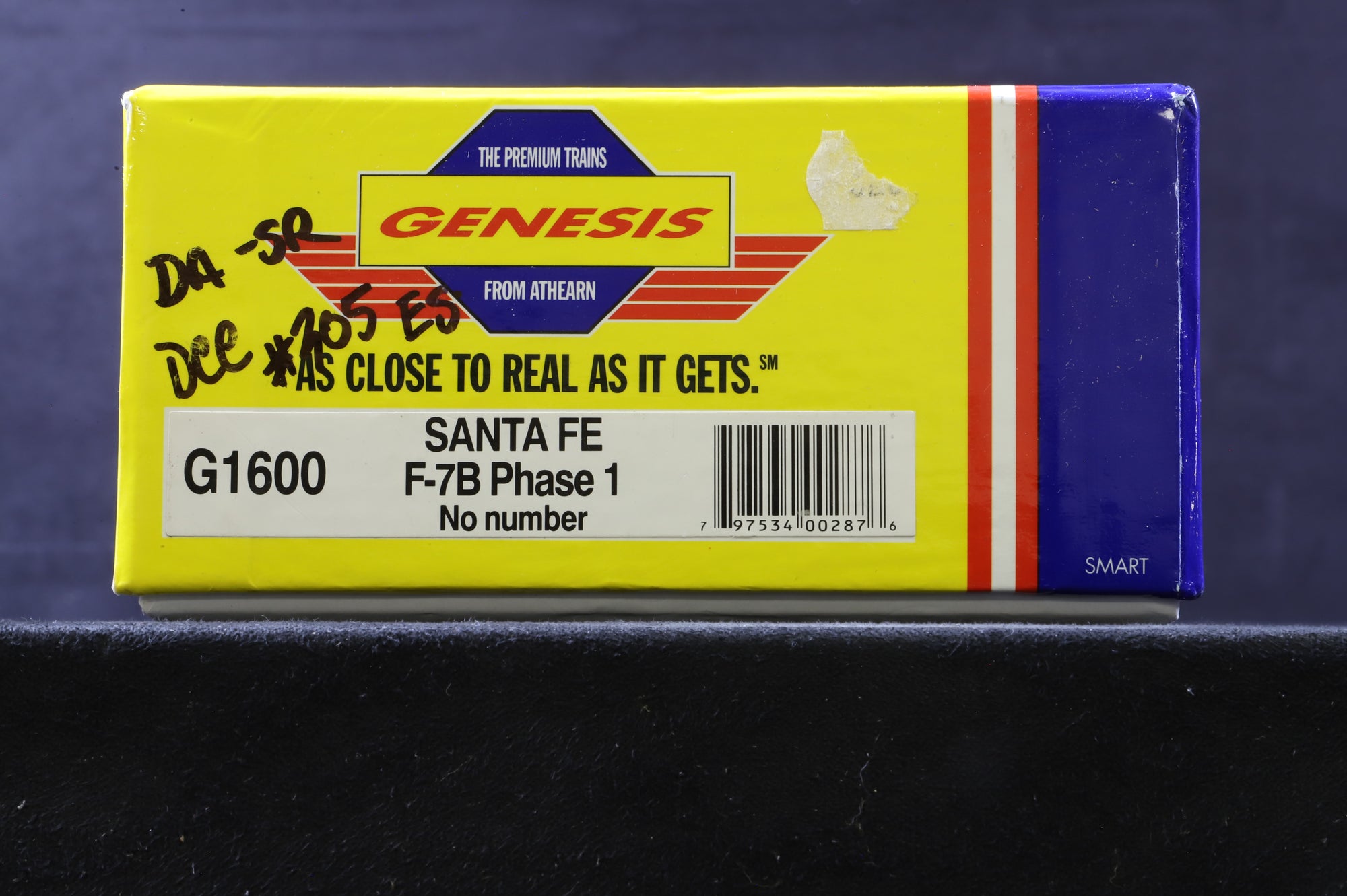 Genesis HO G1600 F-7B Phase 1 in Santa Fe Livery - No Number