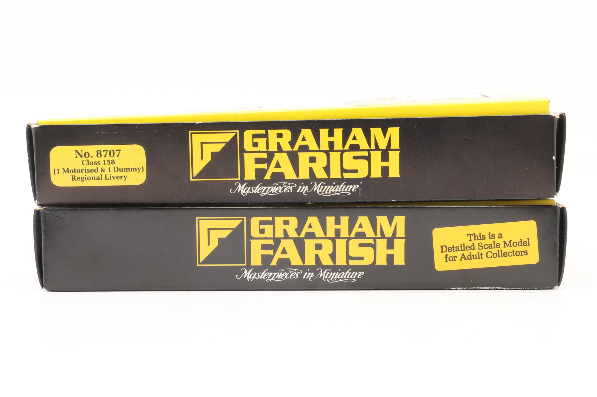 Graham Farish N 0887/8707 2x Class 158 2-Car DMU Sets in BR Regional Livery - Weathered