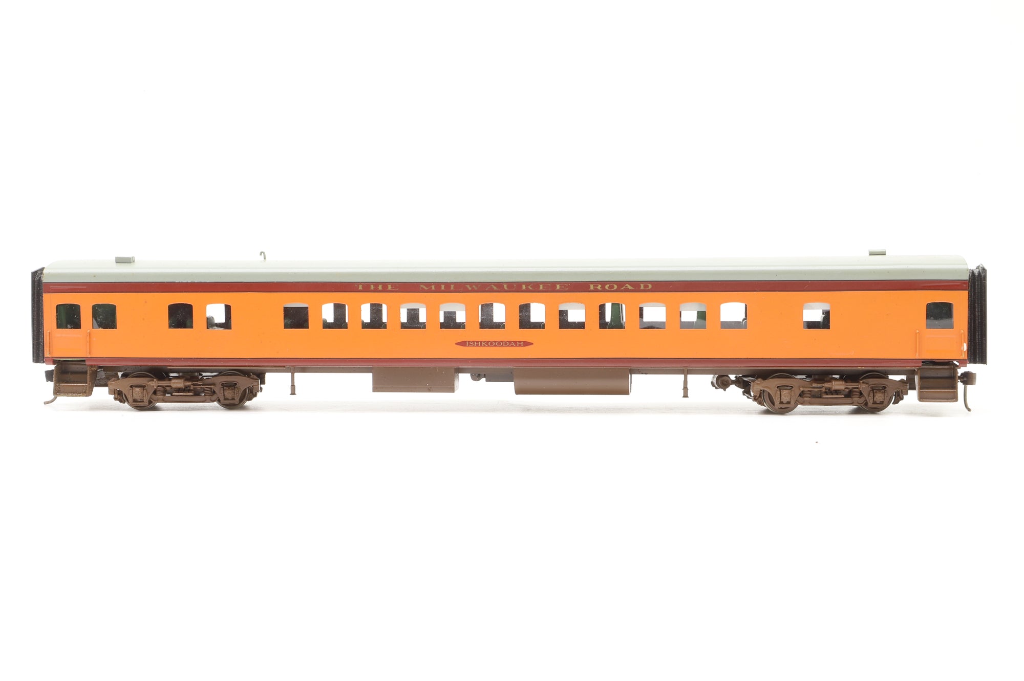 Nickel Plate Products HO Brass Rake Of 6 The Milwaukee Road Coaches