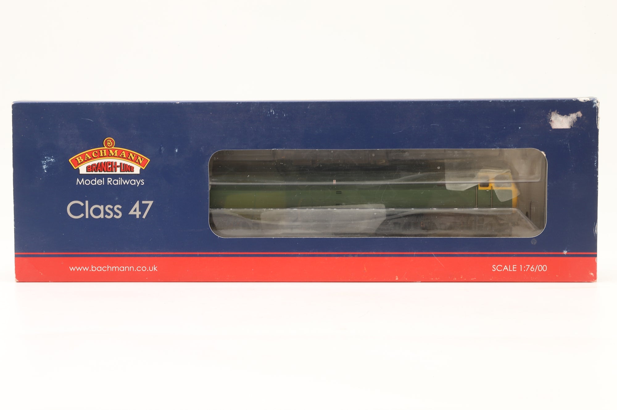 Bachmann OO 31-656 Class 47 '47256' BR Green Full Yellow Ends Weathered