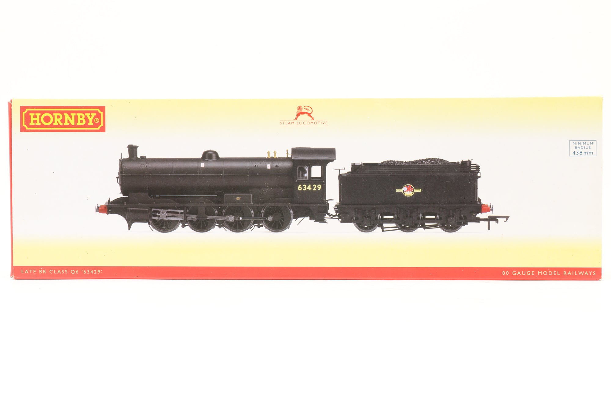 Hornby OO R3426 Class Q6 63429 in BR Black w/ Late Crests