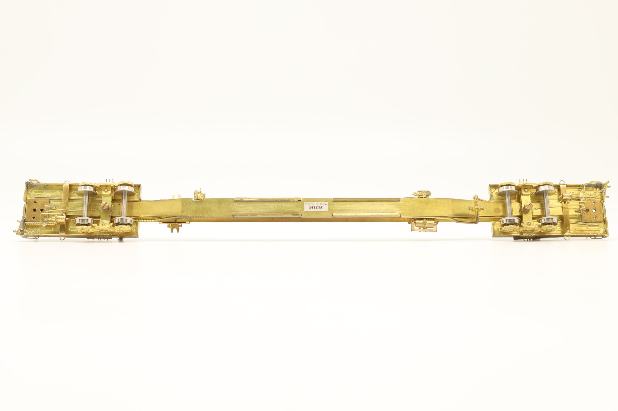 Overland Models/Ajin HO OMI-3034 NYC Flexi-Van Car Mark IV Merchants Despatch #6865-6899 w/XL-70 Truck, Unpainted Brass