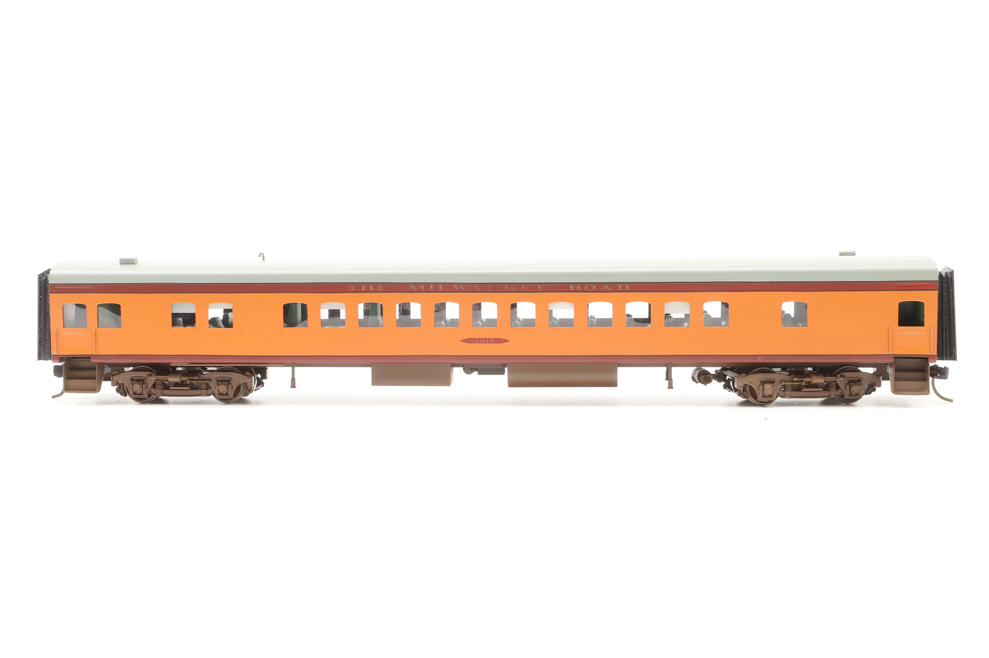 Nickel Plate Products HO Brass Rake Of 6 The Milwaukee Road Coaches