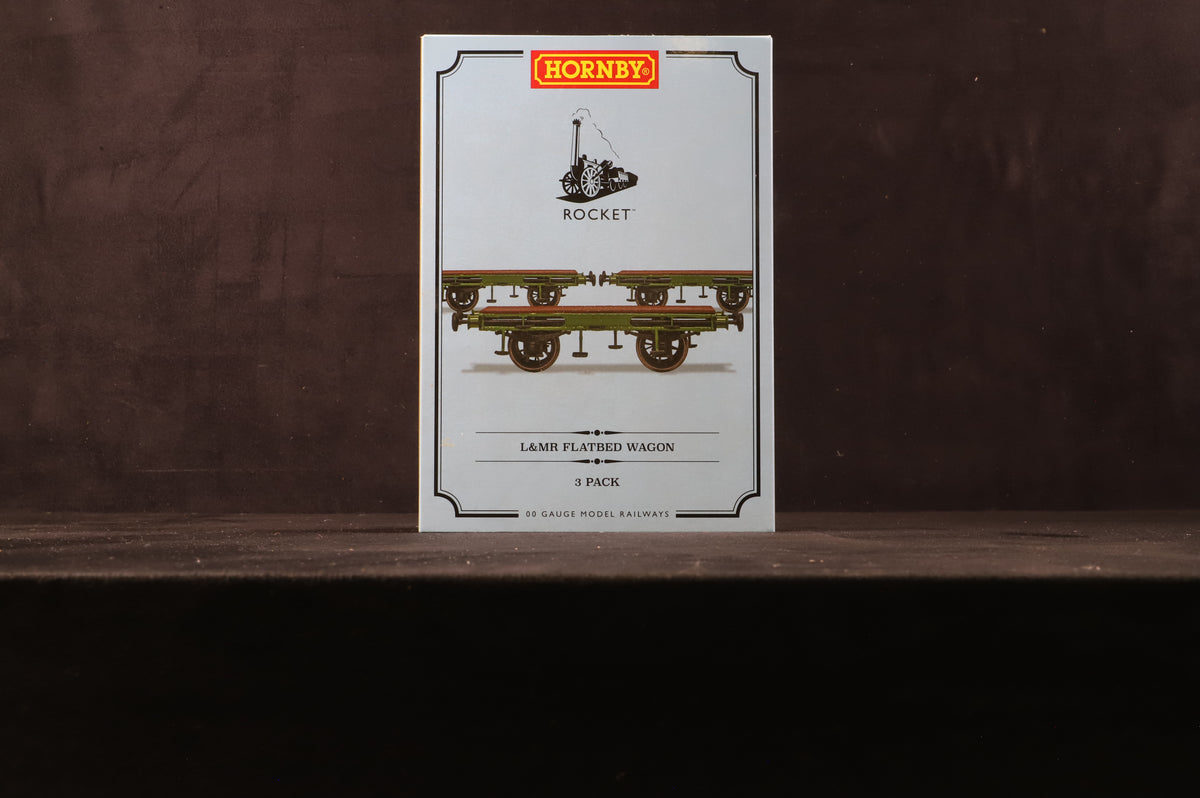 Hornby OO R60014 L&amp;MR 3 Flatbed Wagons Pack
