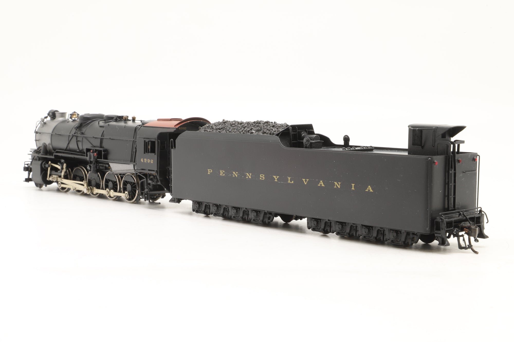 Key Import HO Brass 2-10-0 Decapod '4592' Steam Locomotive Custom Painted