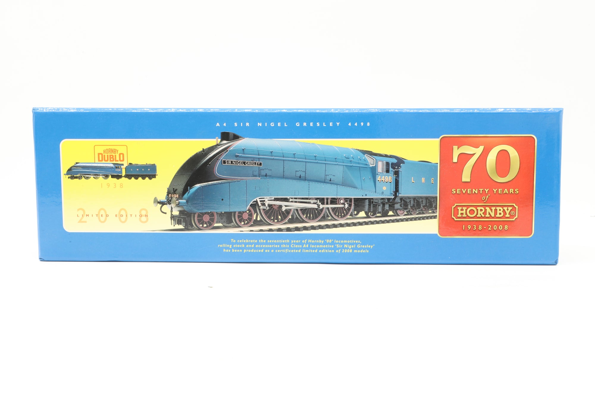 Hornby OO R2688 LNER 4-6-2 Class A4 'Sir Nigel Gresley', Ltd Ed 1223/2008
