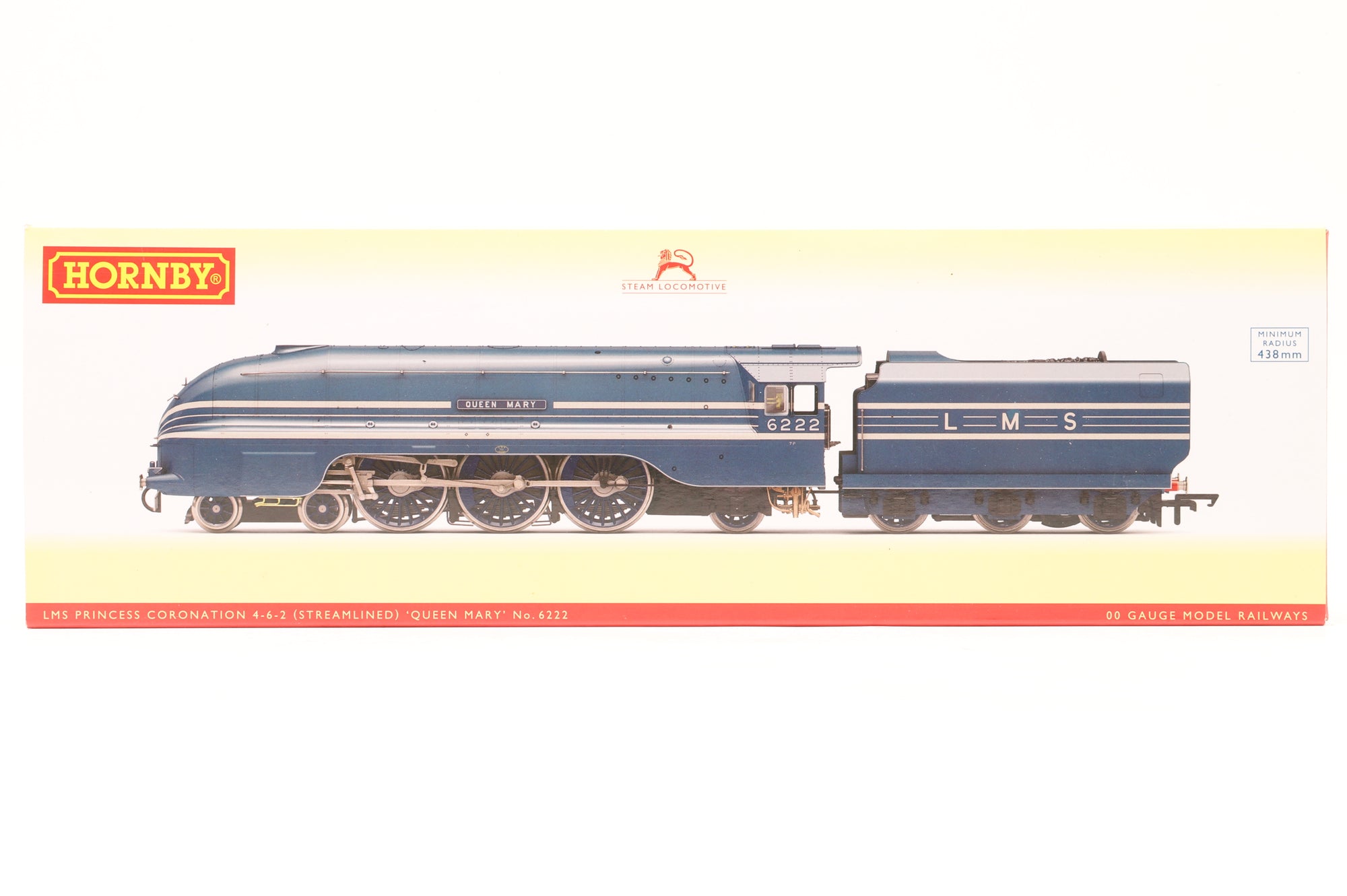 Hornby OO R30228 Princess Coronation '6222' 'Queen Mary' LMS Blue