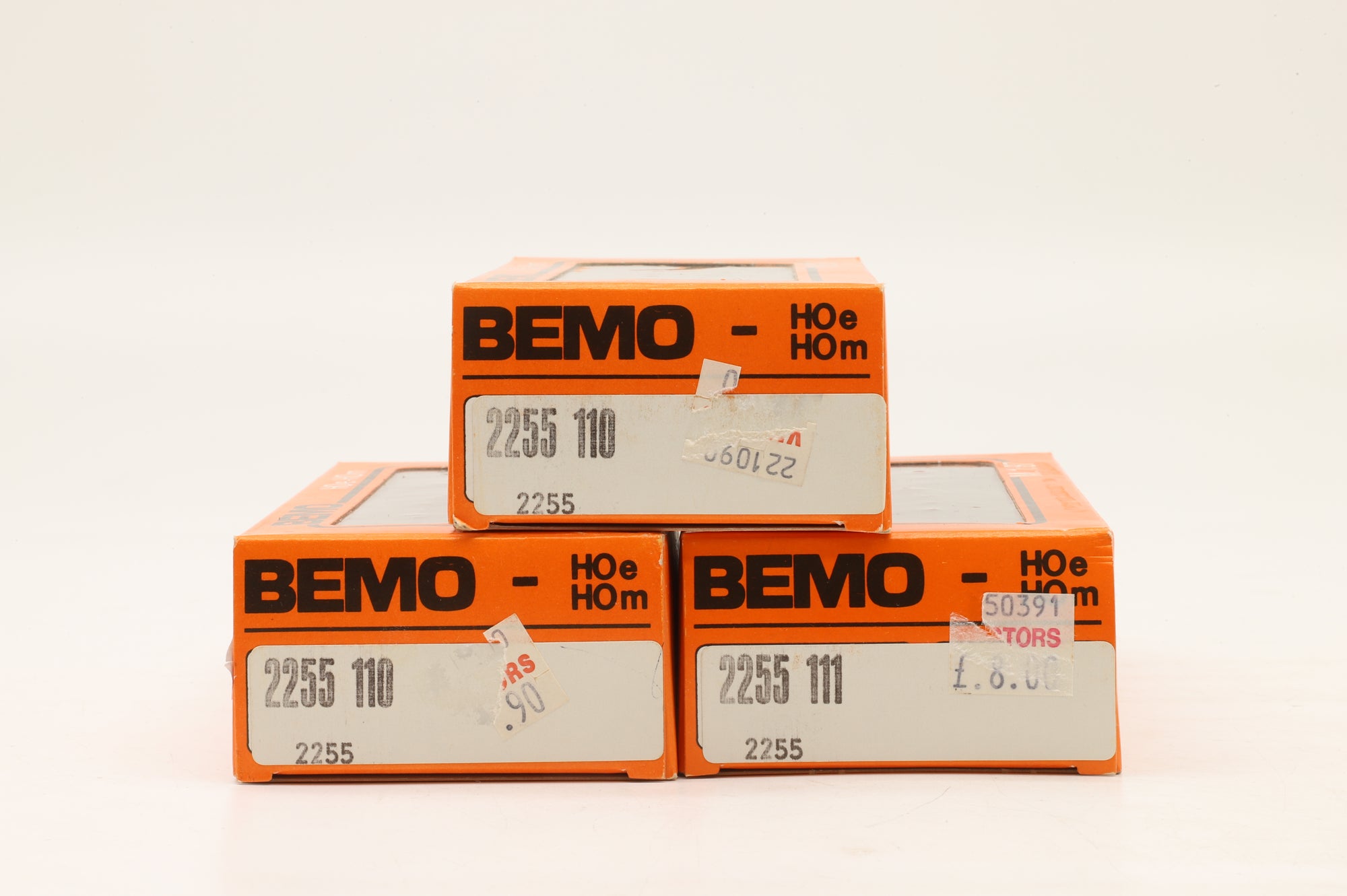 BEMO HOm Rake of 3x RhB Mineral Wagons