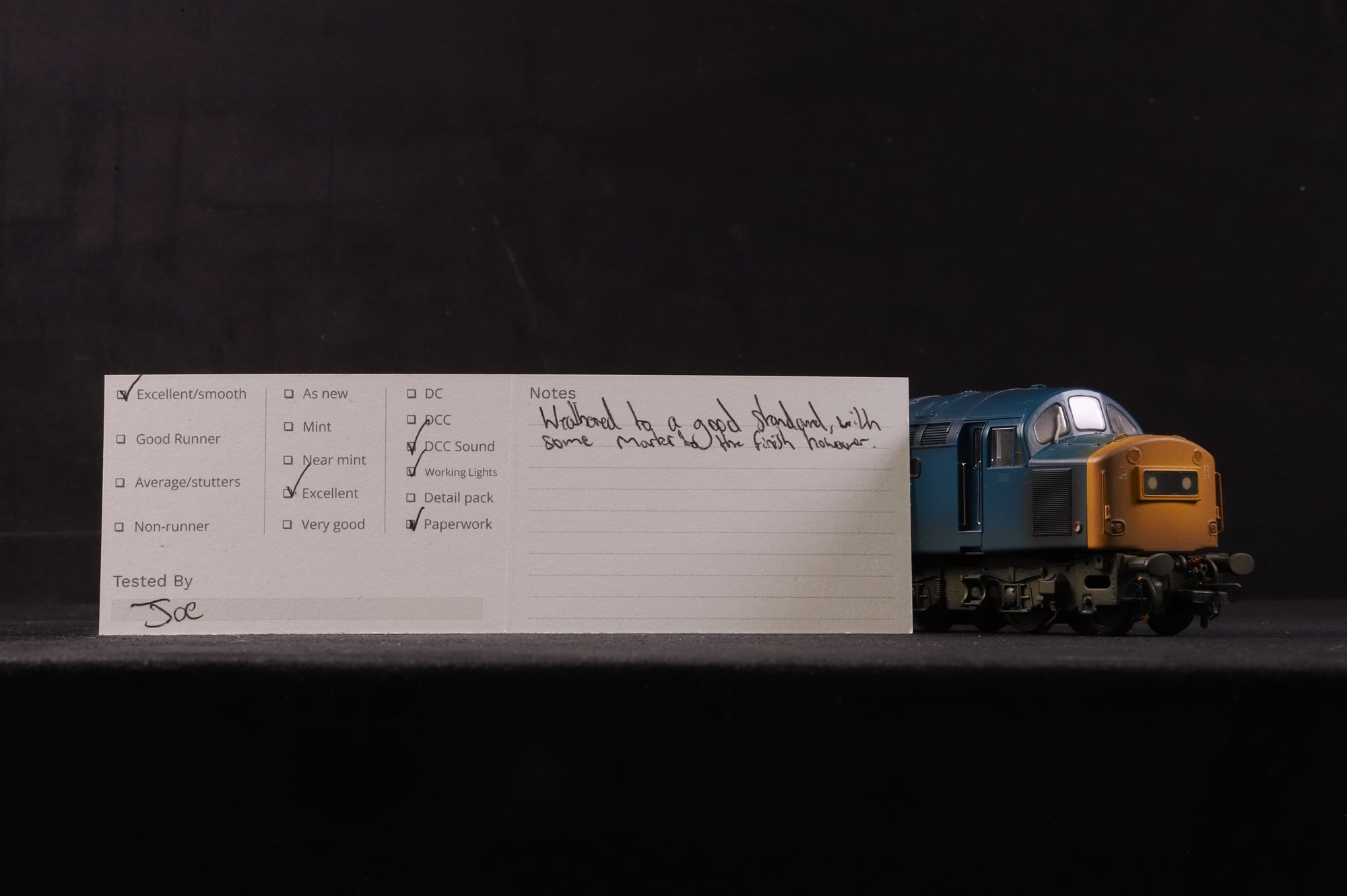 Bachmann OO 32-490SF Class 40 Diesel '40063' BR Blue Weathered DCC Sound