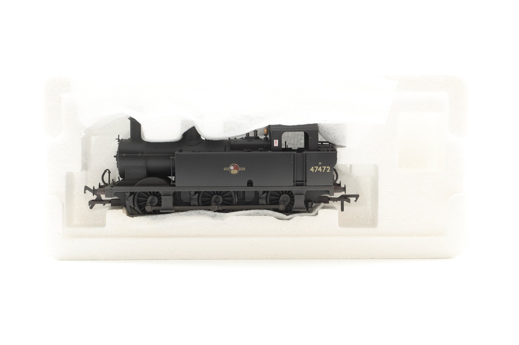 Bachmann OO 32-225U Class 3F Jinty '47472' BR Black L/C Weathered Excl. Transport Models