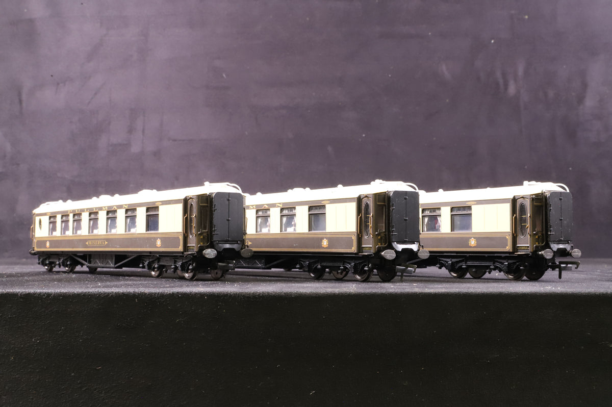 Hornby OO R1073 Pack Of 3 Pullman Coaches &#39;Minerva, Ibis &amp; Cygnus&#39; Split From Pack