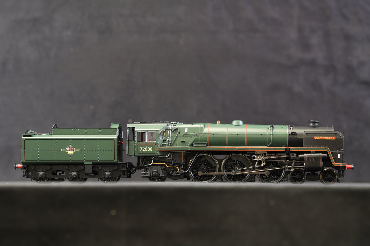 Hornby OO R2847 BR Late Standard Class 6MT &#39;72008&#39; &#39;Clan Macleod&#39; BR Lined Green L/C