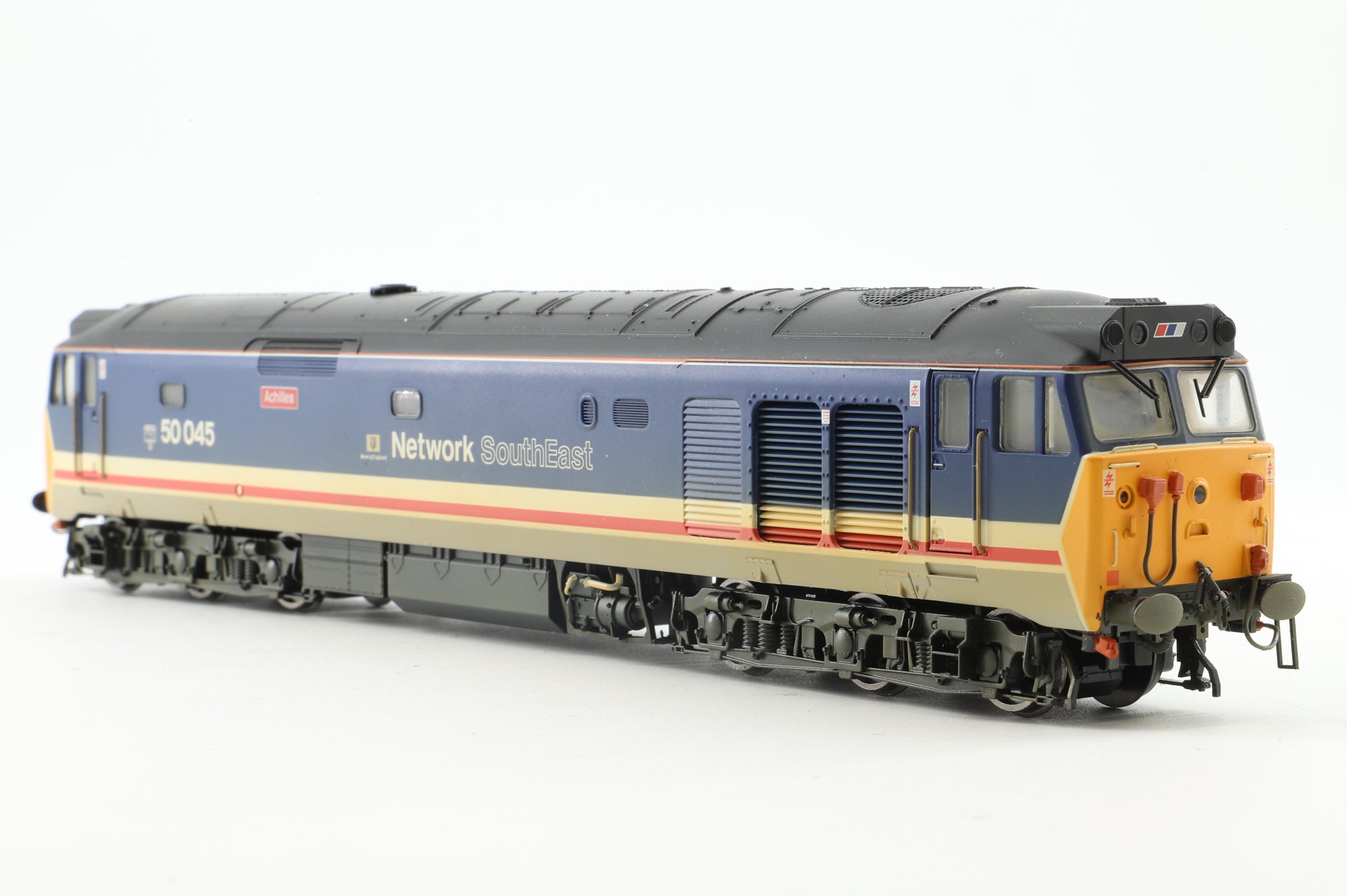 Hornby OO R2350 Class 50 50045 'Achilles' in BR NSE Livery w/ 'West of England' Emblem