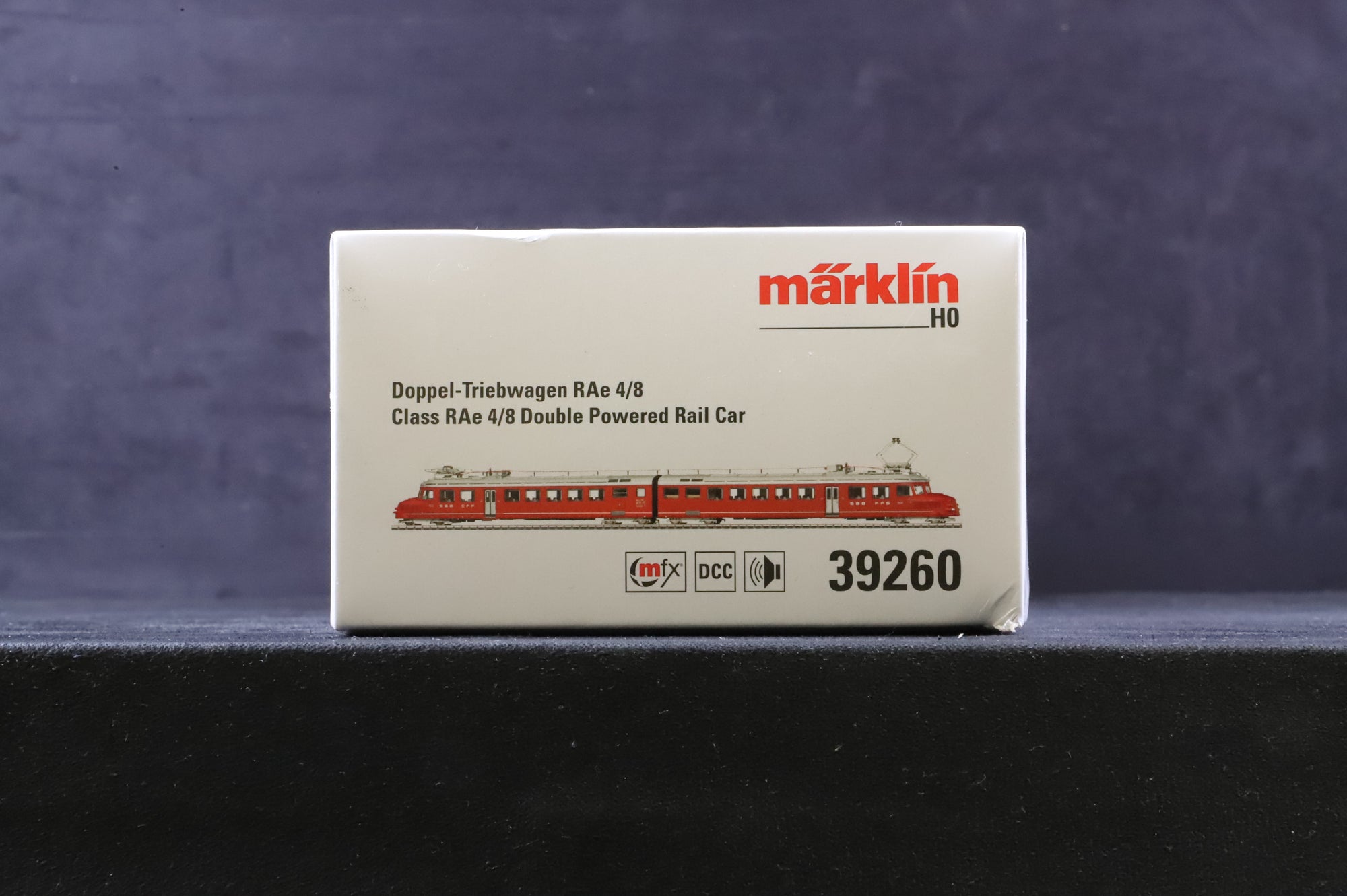 Marklin HO 39260 SBB-CFF Electric Locomotive RAe 4/8 1021 "Churchill Arrow" Red MFX Sound