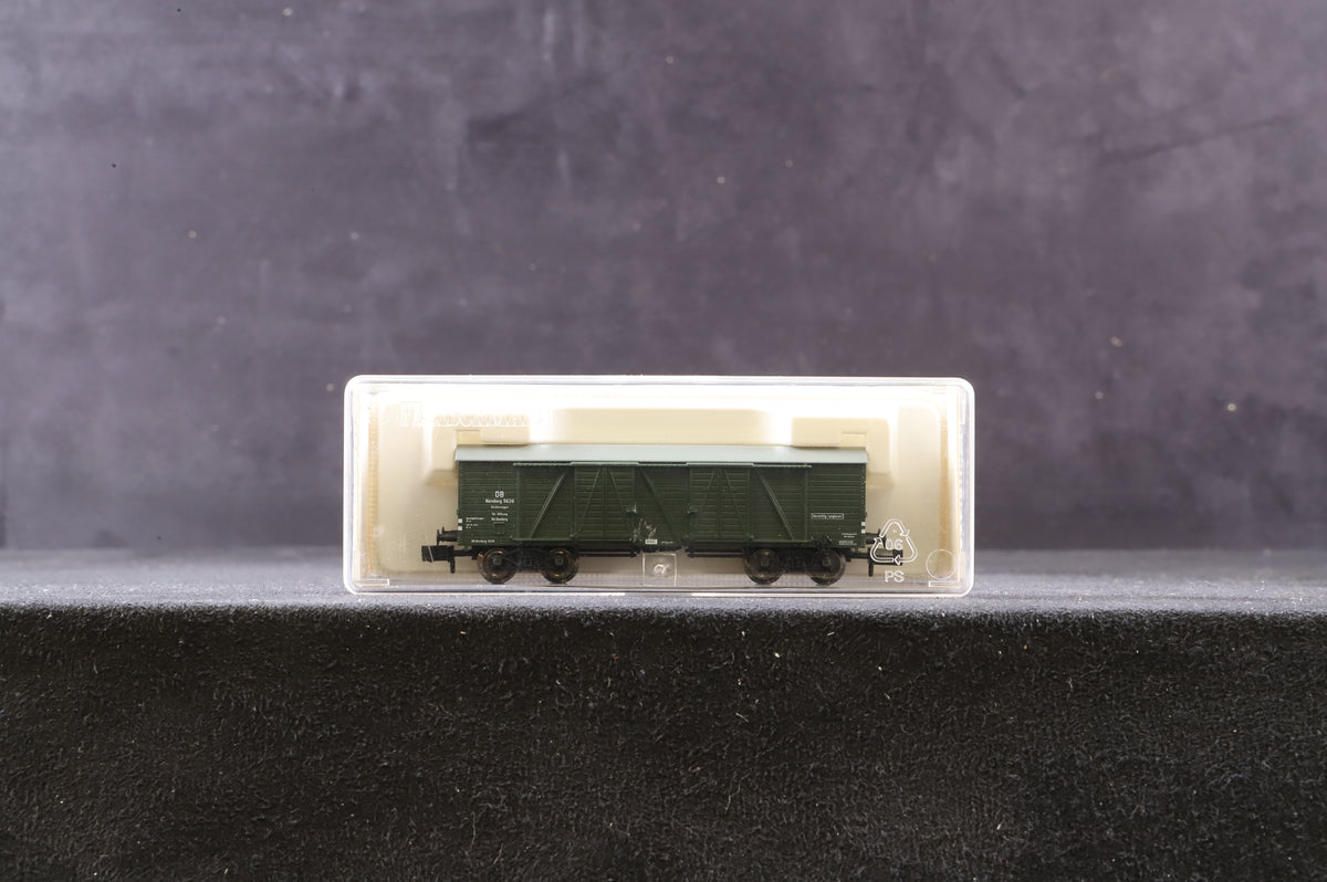Fleischmann N 8390 Rake Of 5 DB Green Box Vans