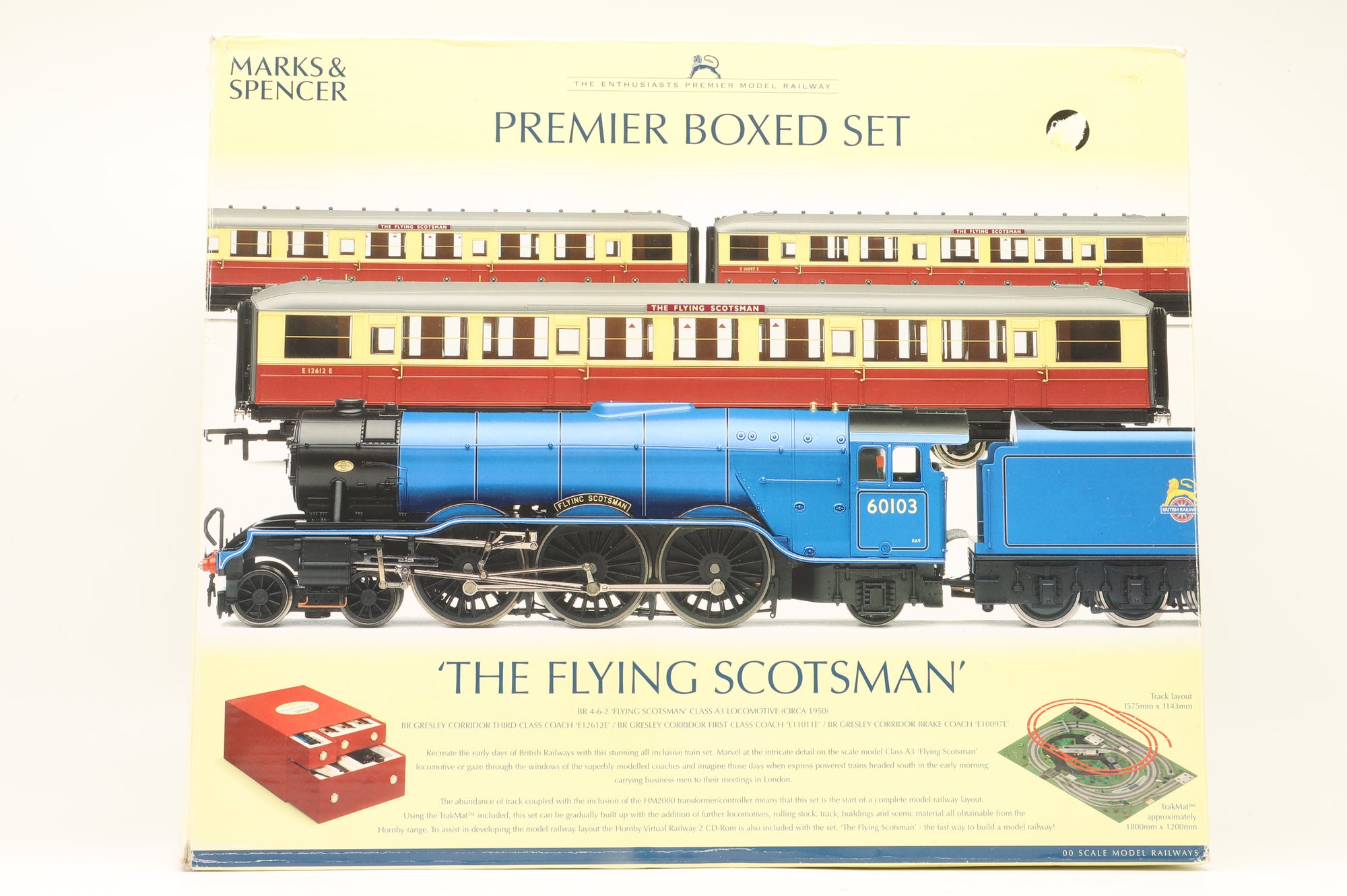 Hornby OO R1082 'The Flying Scotsman' Premier Boxed Set