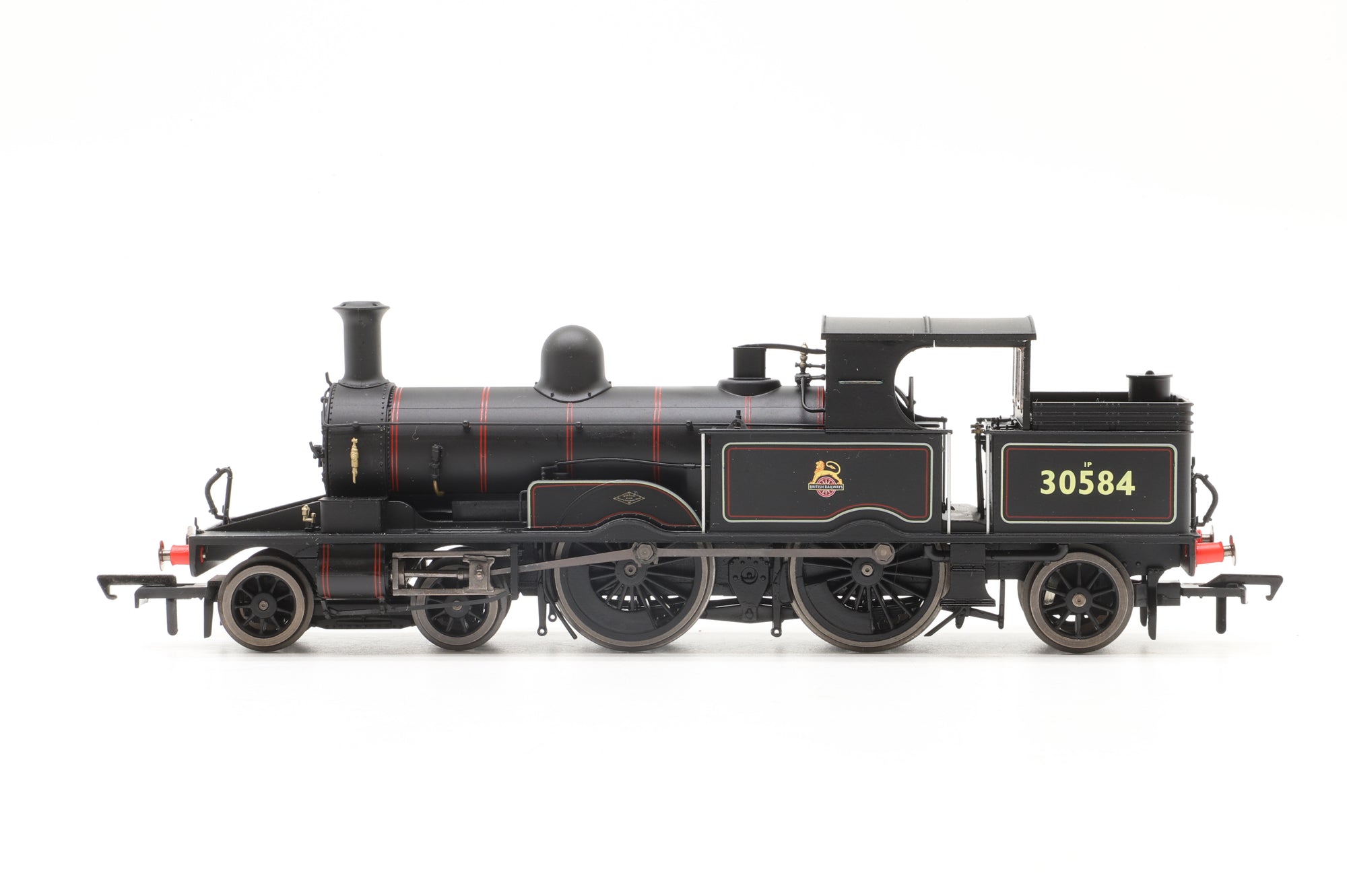 WORKSHOP Oxford OO OR76AR002 Adams Radial 30584 in Lined BR Black w/ Early Crests - NON-RUNNER