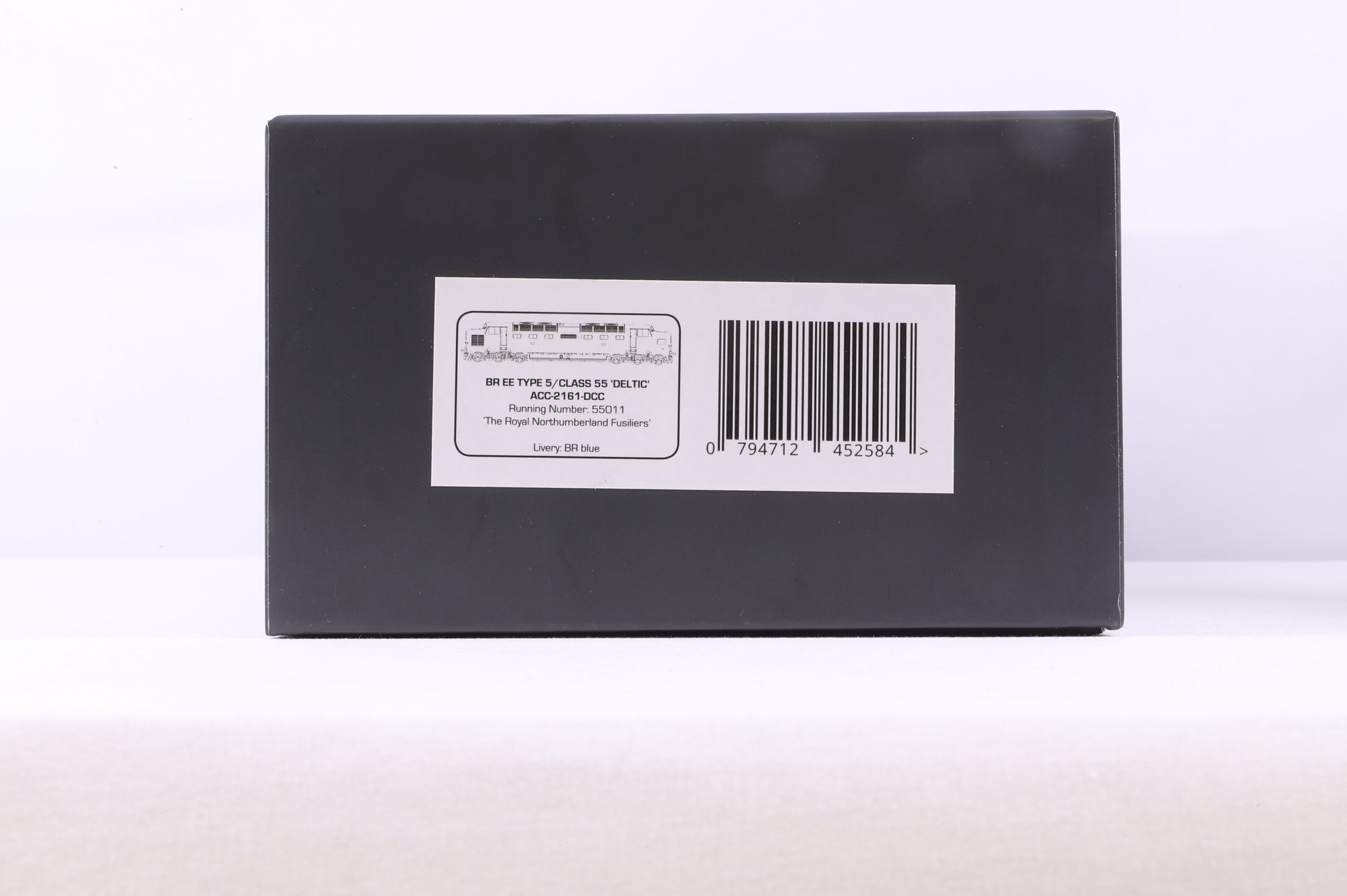 Accurascale OO ACC-2161-DCC Class 55 Deltic 55011 'The Royal Northumberland Fusiliers' in BR Blue - DCC Sound