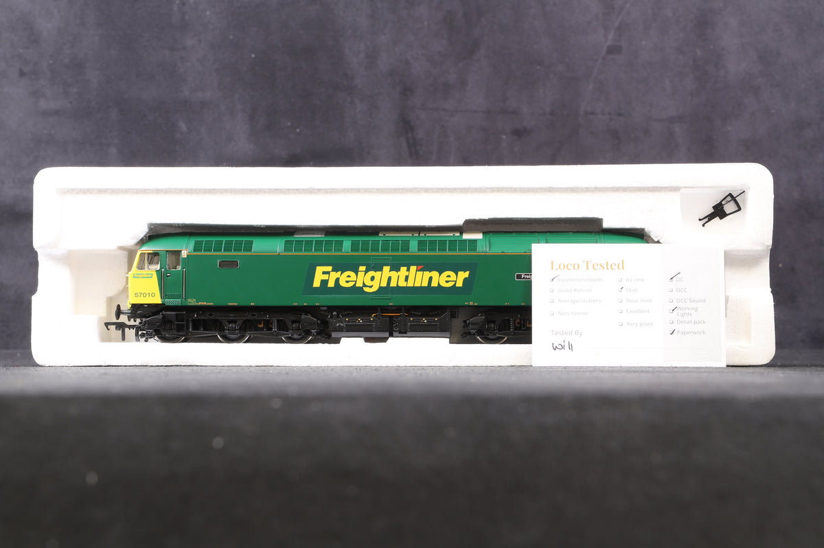 Bachmann OO 32-750DC Class 57/0 &#39;57010&#39; Freightliner Crusader&#39; DCC Removed