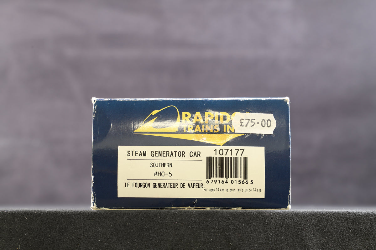 Rapido HO 107177 Steam Generator Car Southern HC-5