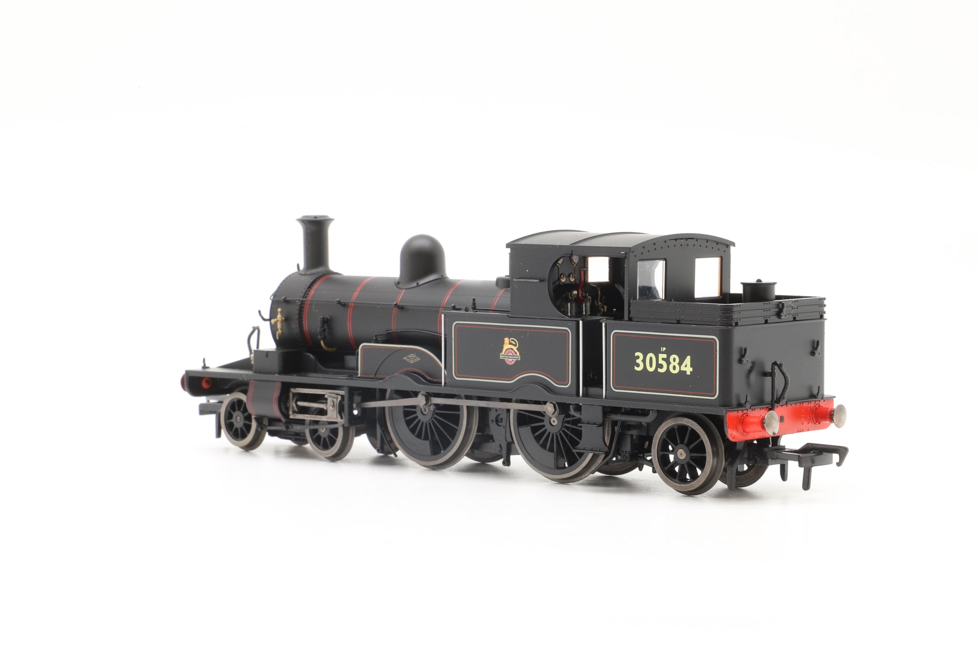 WORKSHOP Oxford OO OR76AR002 Adams Radial 30584 in Lined BR Black w/ Early Crests - NON-RUNNER