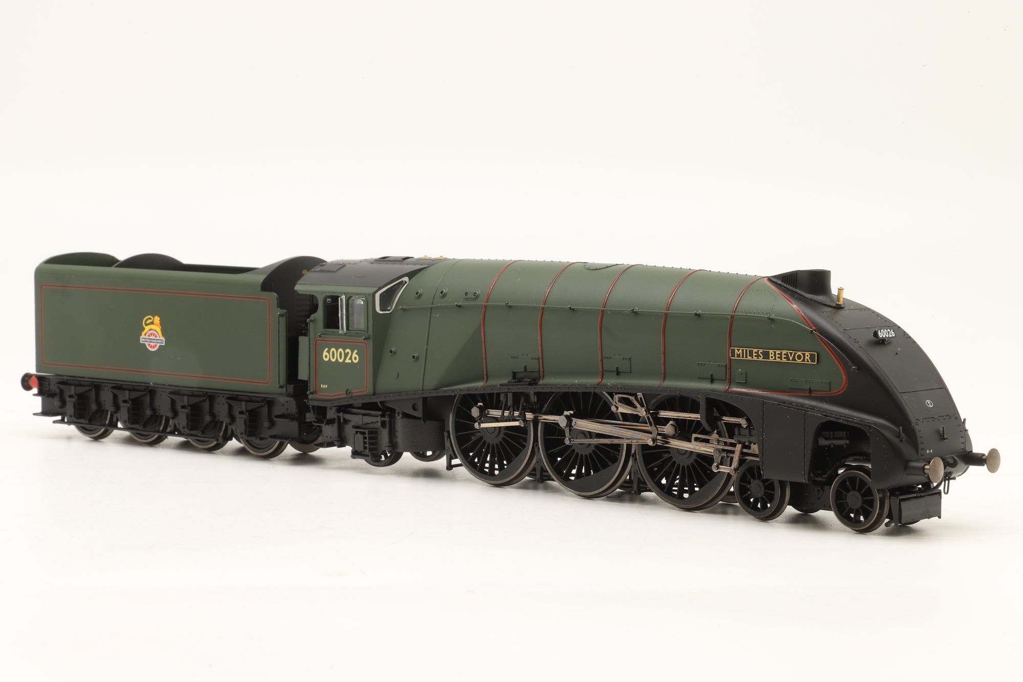 Hornby OO R3522 Class A4 '60026' 'Miles Beevor' BR Lined Green E/C DCC Sound