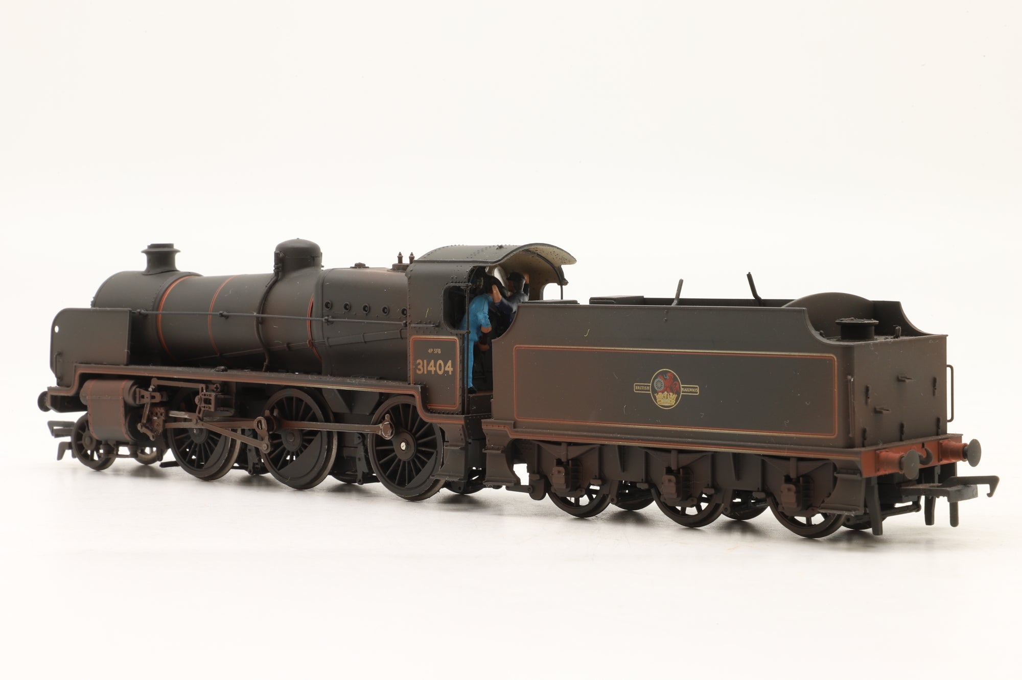 Bachmann OO 32-1554A N Class '31404' BR Black L/C Weathered