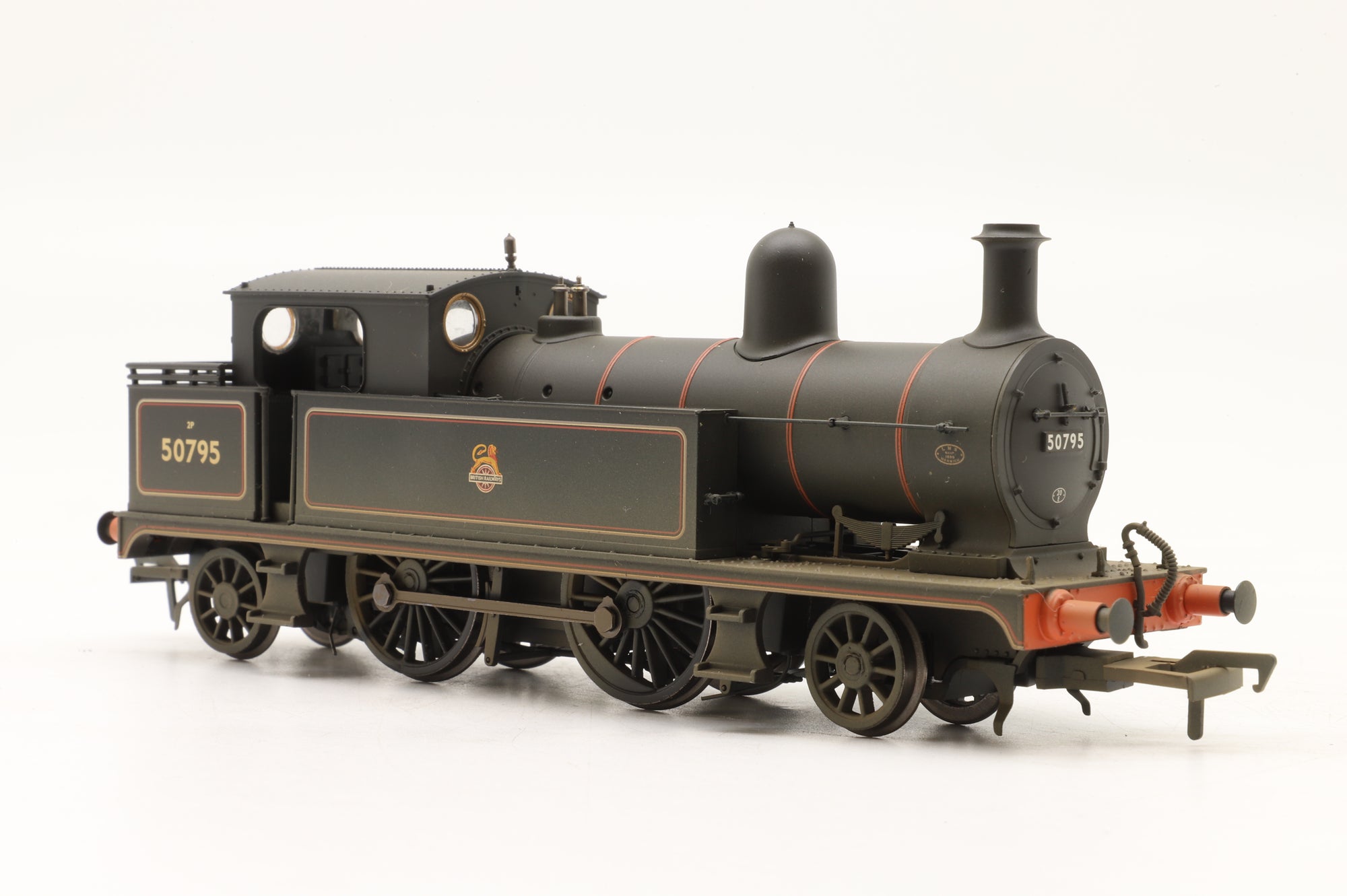 Bachmann OO 31-167DC L&YR Tank 50795 in Lined BR Black E/C – Weathered