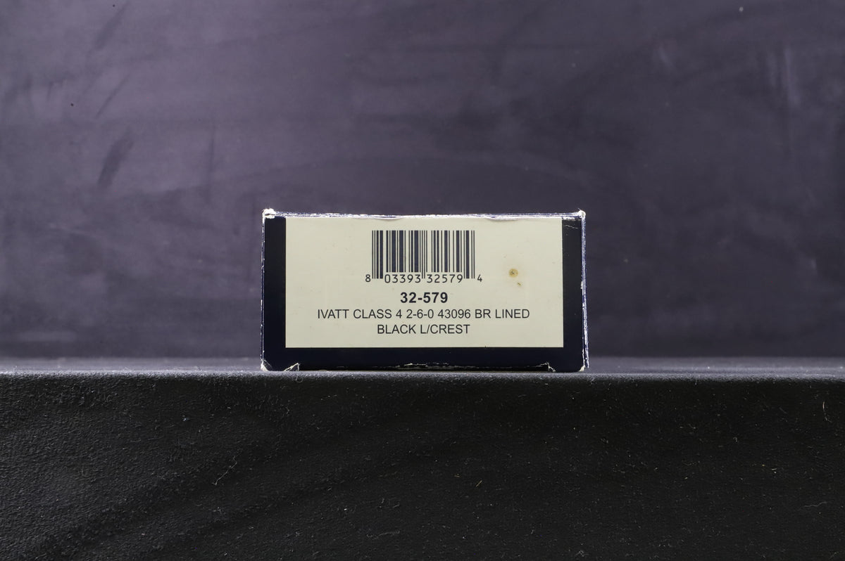 Bachmann OO 32-579 Ivatt Class 4 &#39;43096&#39; BR Lined Black L/C