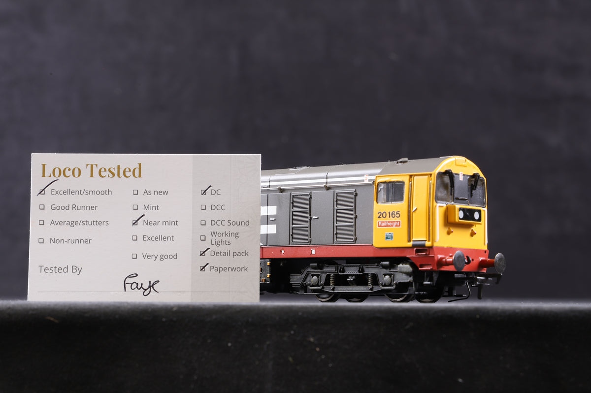 Bachmann OO Class 20 &#39;20165&#39; Railfreight Renumbered