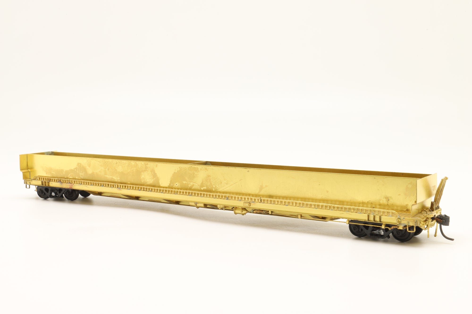 Overland Models HO Brass OMI-3033 PRR F-39 Tructrain Flat Car Unpainted