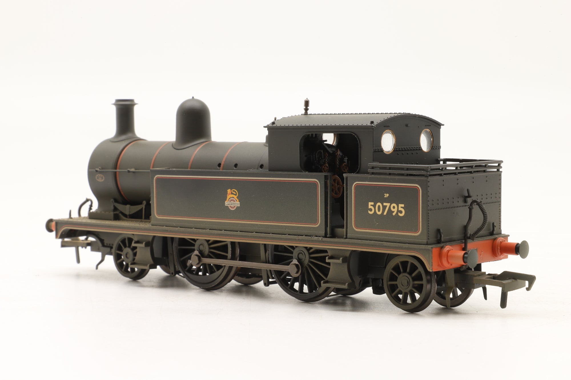 Bachmann OO 31-167DC L&YR Tank 50795 in Lined BR Black E/C – Weathered