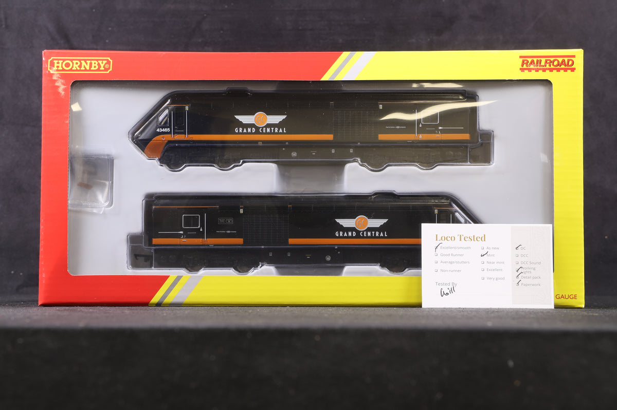 Hornby OO R30375 Class 43 HST Grand Central Pack