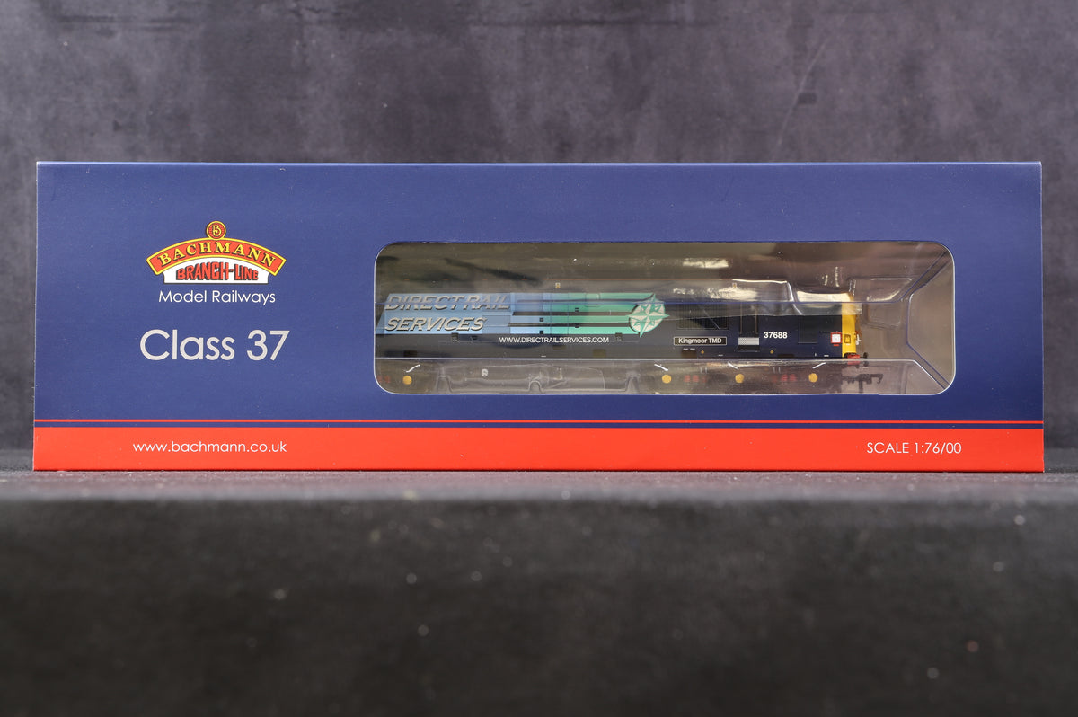 Bachmann OO 32-392 Class 37/5 &#39;37688&#39; &#39;Kingmoor TMD&#39; DRS &#39;Compass&#39;