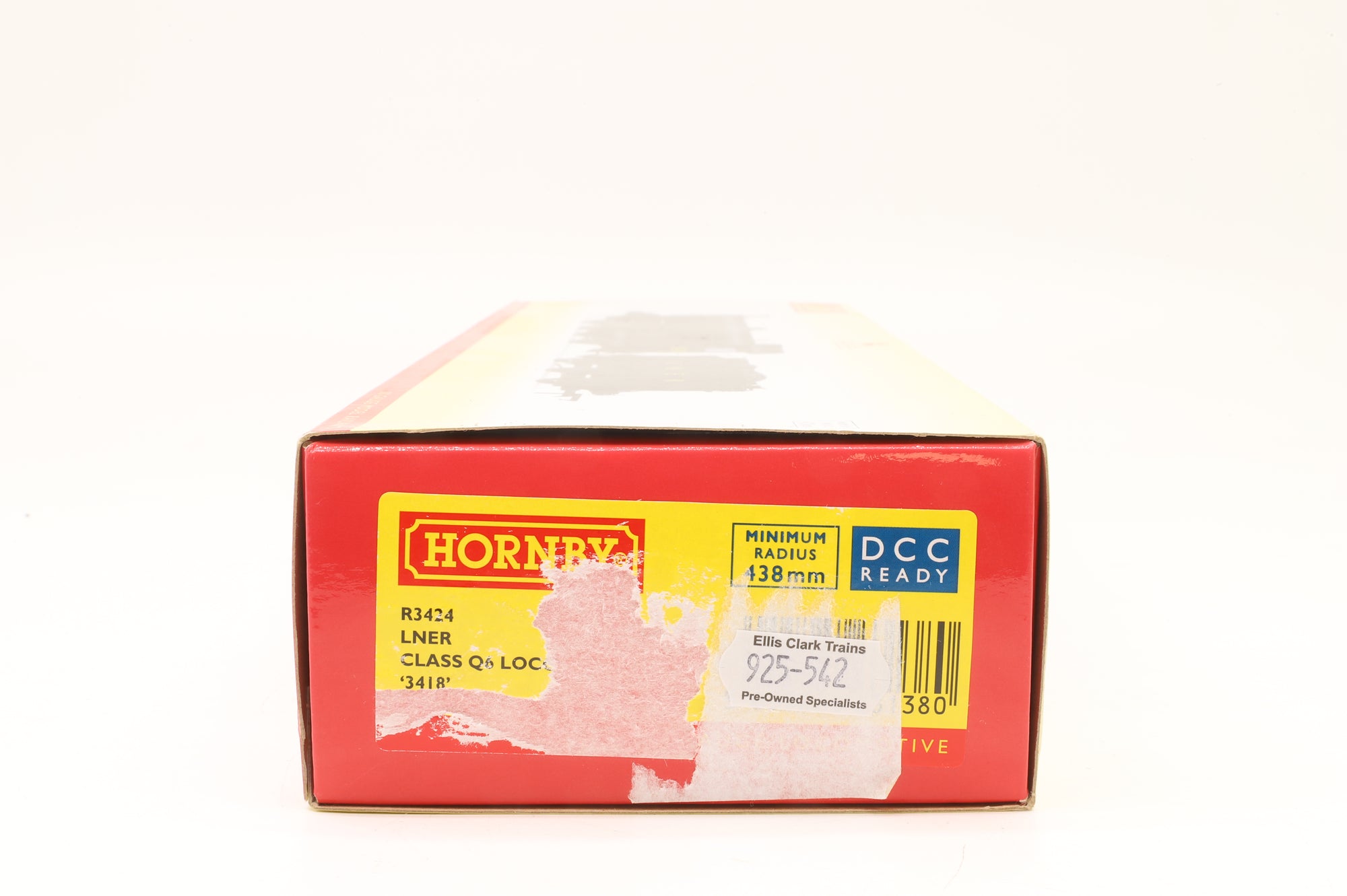 Hornby OO R3424 Class Q6 Raven 0-8-0 '3418' LNER Black w/Gill Sans Lettering, DCC Fitted