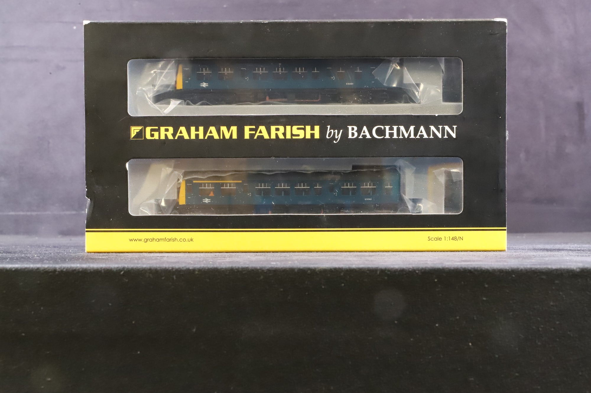 Graham Farish N Gauge 371-878 Class 108 2 Car DMU in BR Blue