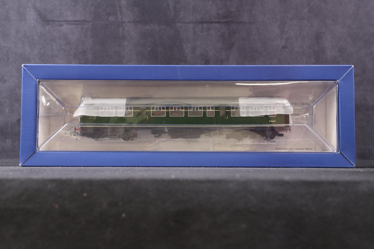 Bachmann OO 32-286 Class 101 2 Car DMU in BR green with small yellow warning panel &quot;Shrewsbury/Aberystwyth&quot;