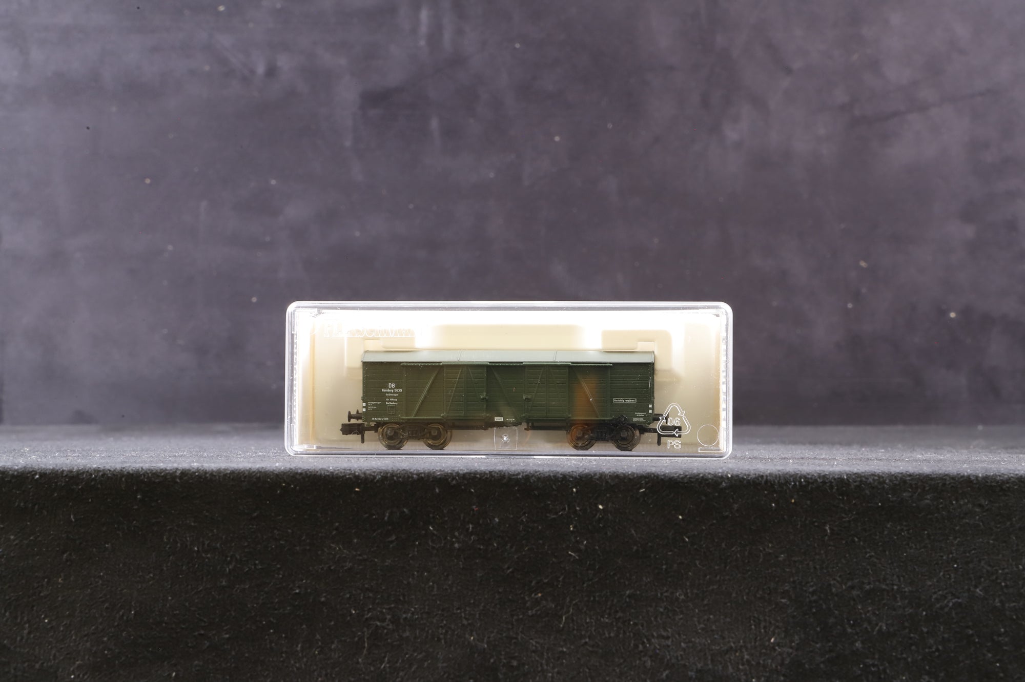 Fleischmann N 8390 Rake Of 5 DB Green Box Vans