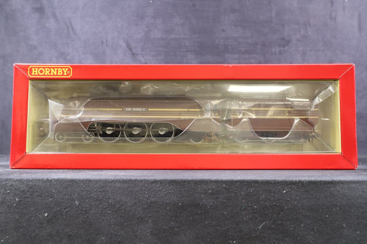 Hornby OO R3639 LMS Streamlined Princess Coronation Class &#39;6244&#39; &#39;King George VI&#39; LMS Maroon