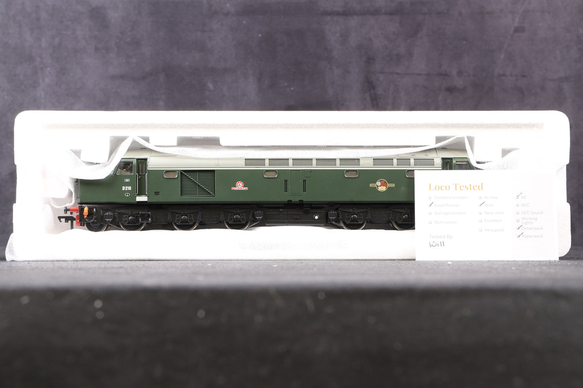 Bachmann OO 32-478 Class 40 &#39;D210&#39; &#39;Empress Of Britain&#39; Indicator Discs BR Green