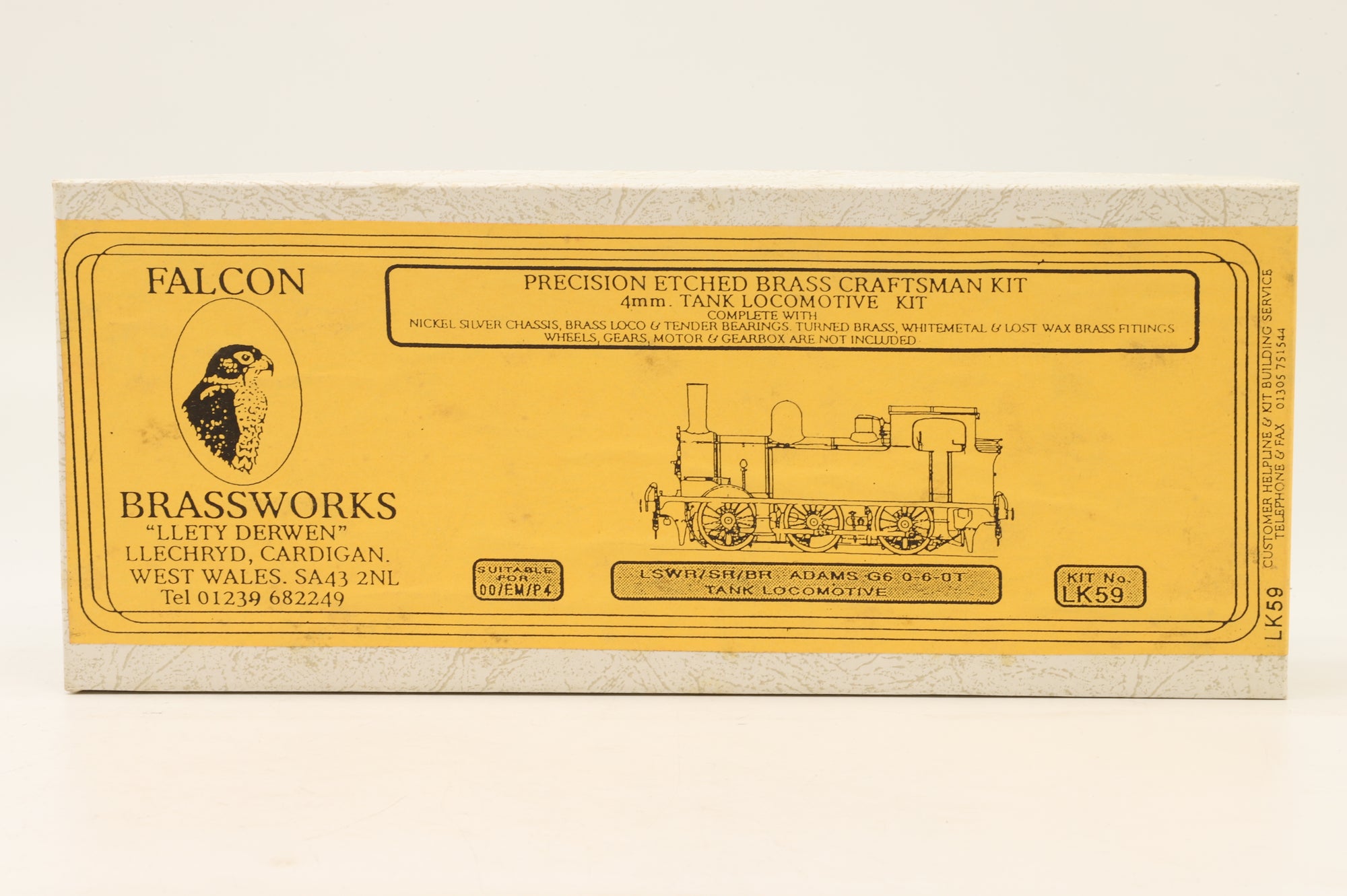 Falcon Brassworks OO LK59 LSWR Adams G6 Tank Locomotive Unstarted Kit